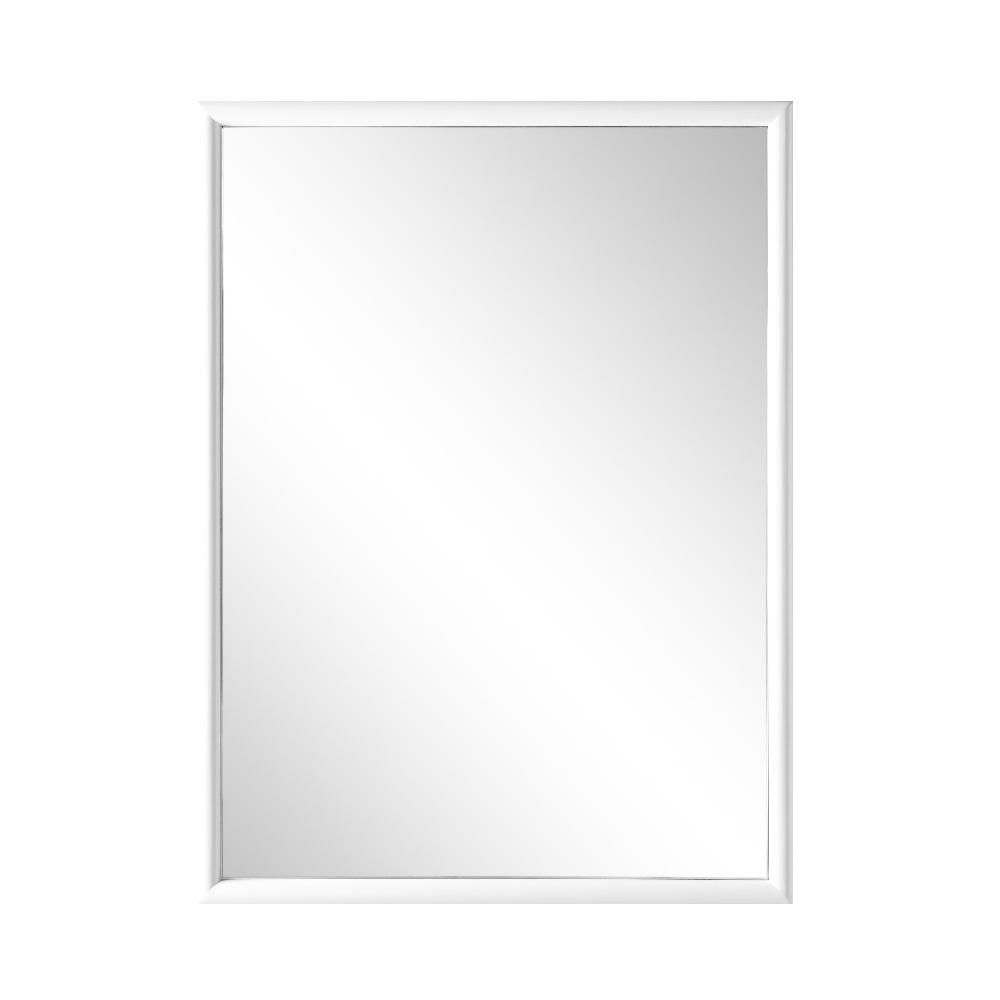 White Long Wall Mirrors Intended For Trendy Bathroom Mirrors – Bath – The Home Depot (View 14 of 20)