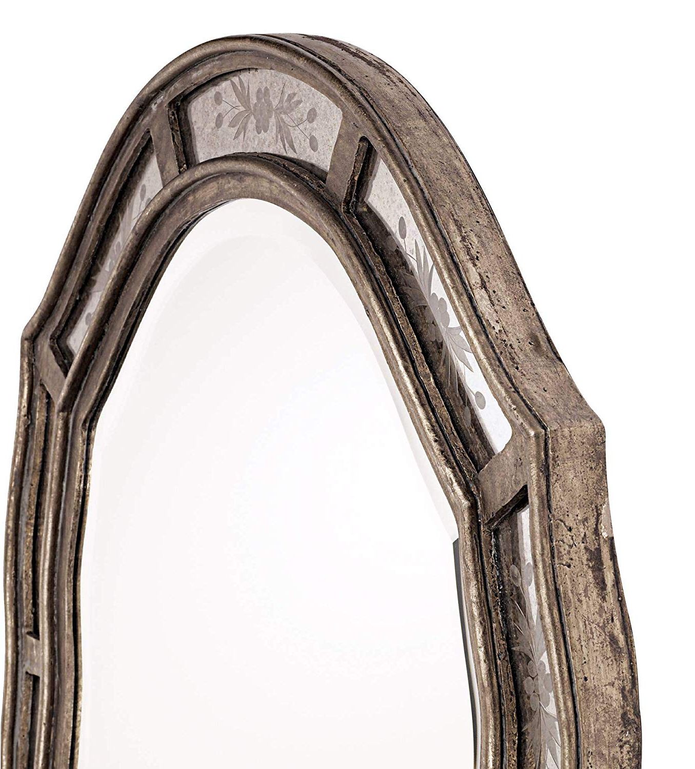 Widely Used Uttermost Fifi Etched 25" X 35" Wall Mirror Inside Fifi Contemporary Arch Wall Mirrors (View 13 of 20)