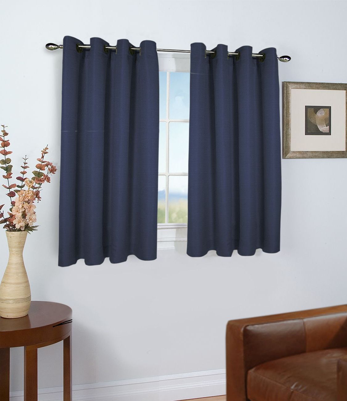 45 Inch Long Curtains – Thecurtainshop Throughout Fashionable Ultimate Blackout Short Length Grommet Curtain Panels (View 11 of 20)