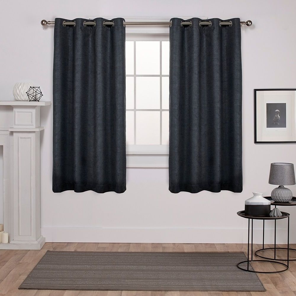 Ati Home Sateen Woven Blackout Grommet Top Curtain Panel Throughout Preferred Oxford Sateen Woven Blackout Grommet Top Curtain Panel Pairs (View 7 of 20)
