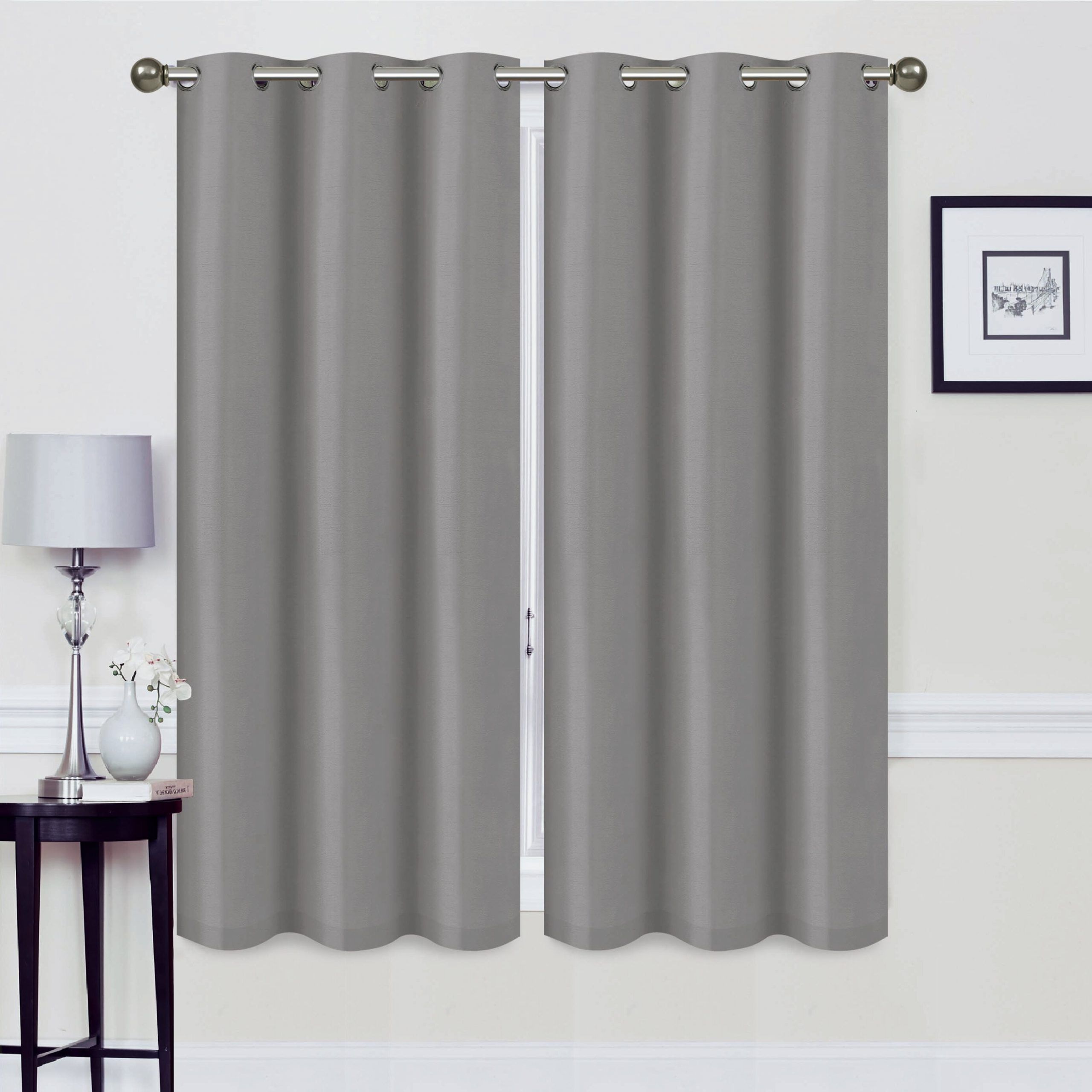 Best And Newest Ultimate Blackout Short Length Grommet Curtain Panels In Alvina Solid Blackout Thermal Grommet Curtain Panels (View 20 of 20)
