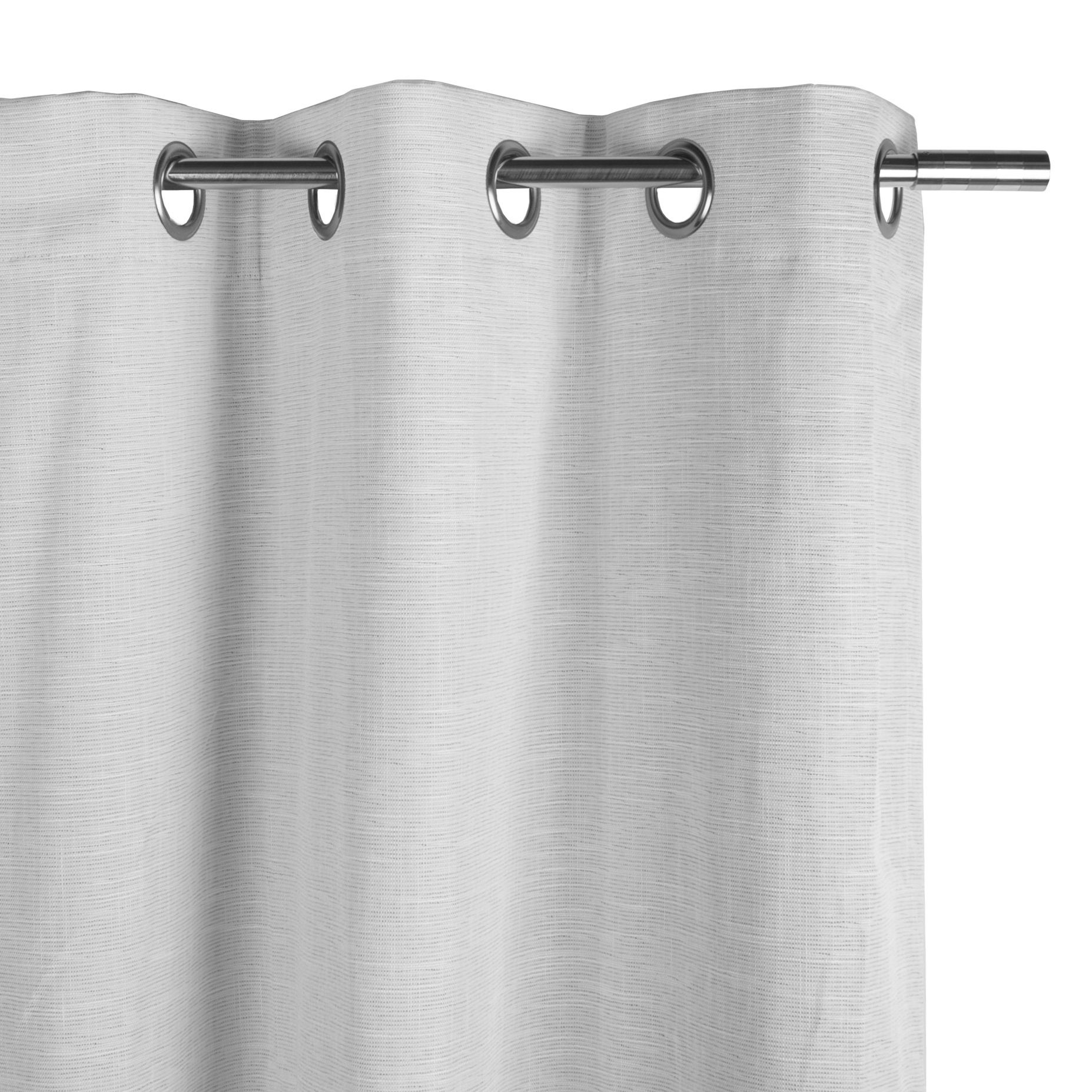 Blackout Grommet Curtain Panel – Kono – White – 54 X 85'' Pertaining To Well Known Blackout Grommet Curtain Panels (View 17 of 20)