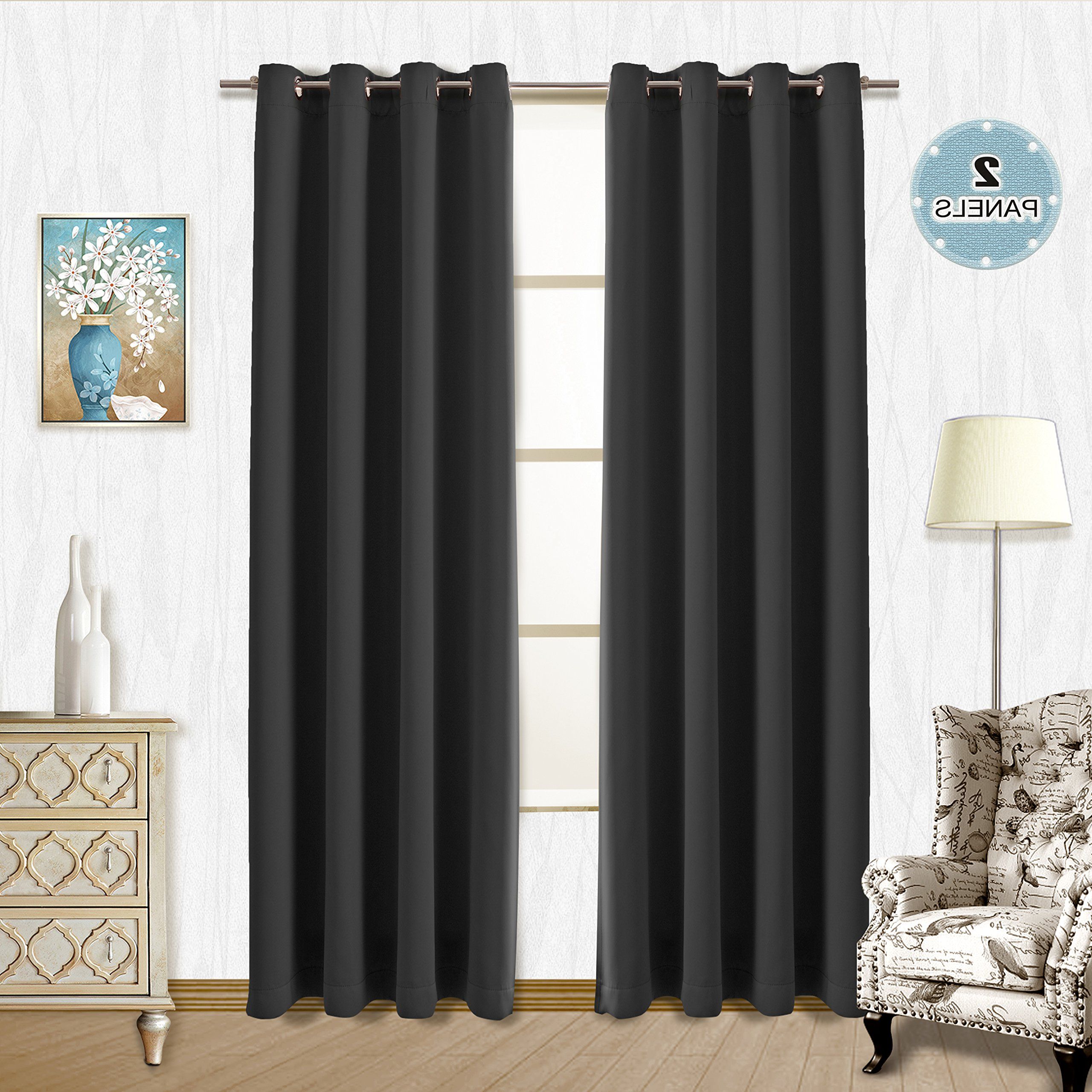 Cheap Black Velvet Blackout Curtains, Find Black Velvet Within Well Liked Warm Black Velvet Single Blackout Curtain Panels (View 14 of 20)
