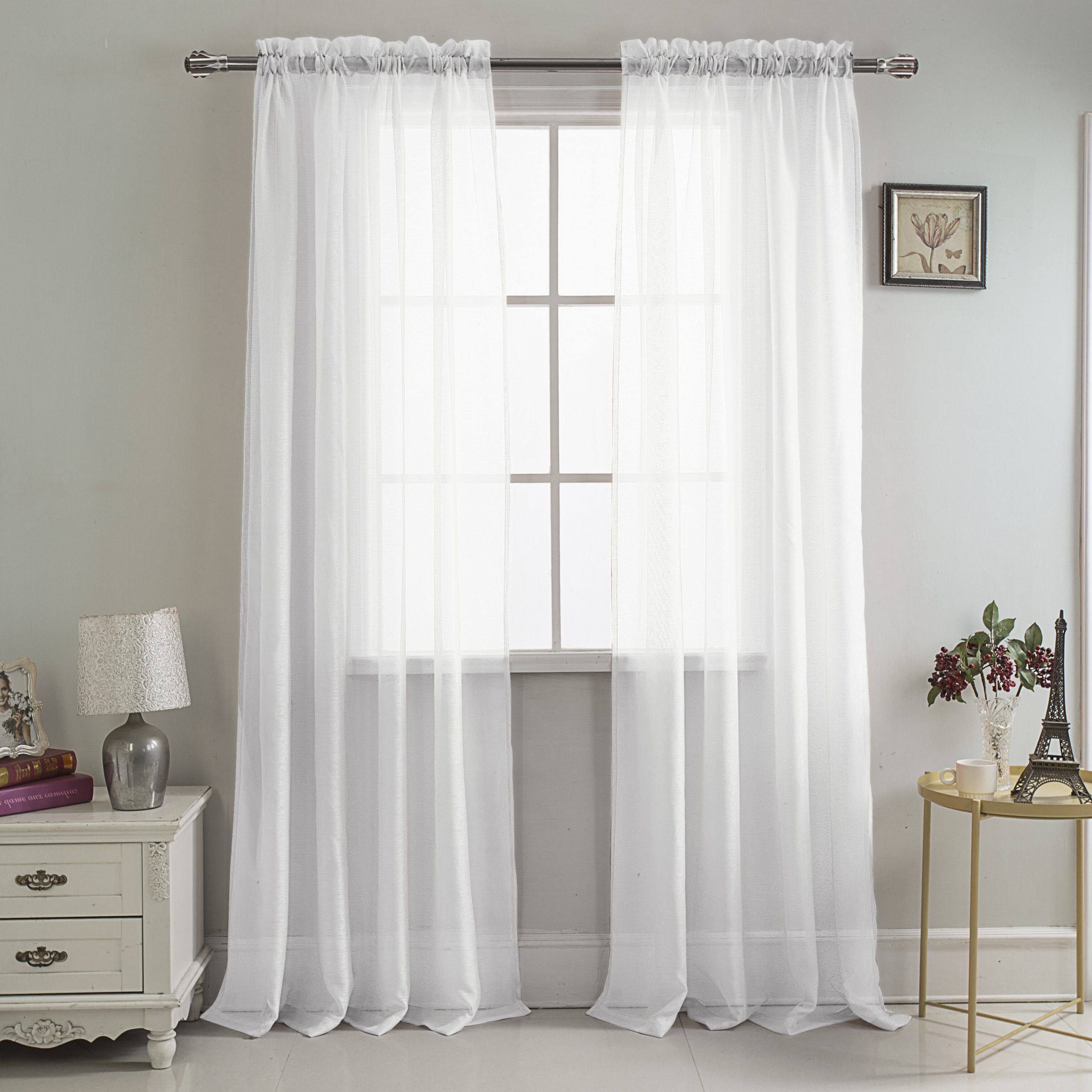 Current Arm And Hammer Curtains Fresh Odor Neutralizing Single Curtain Panels Pertaining To Harriet Bee Daron Solid Sheer Rod Pocket Curtains & Reviews (View 15 of 20)