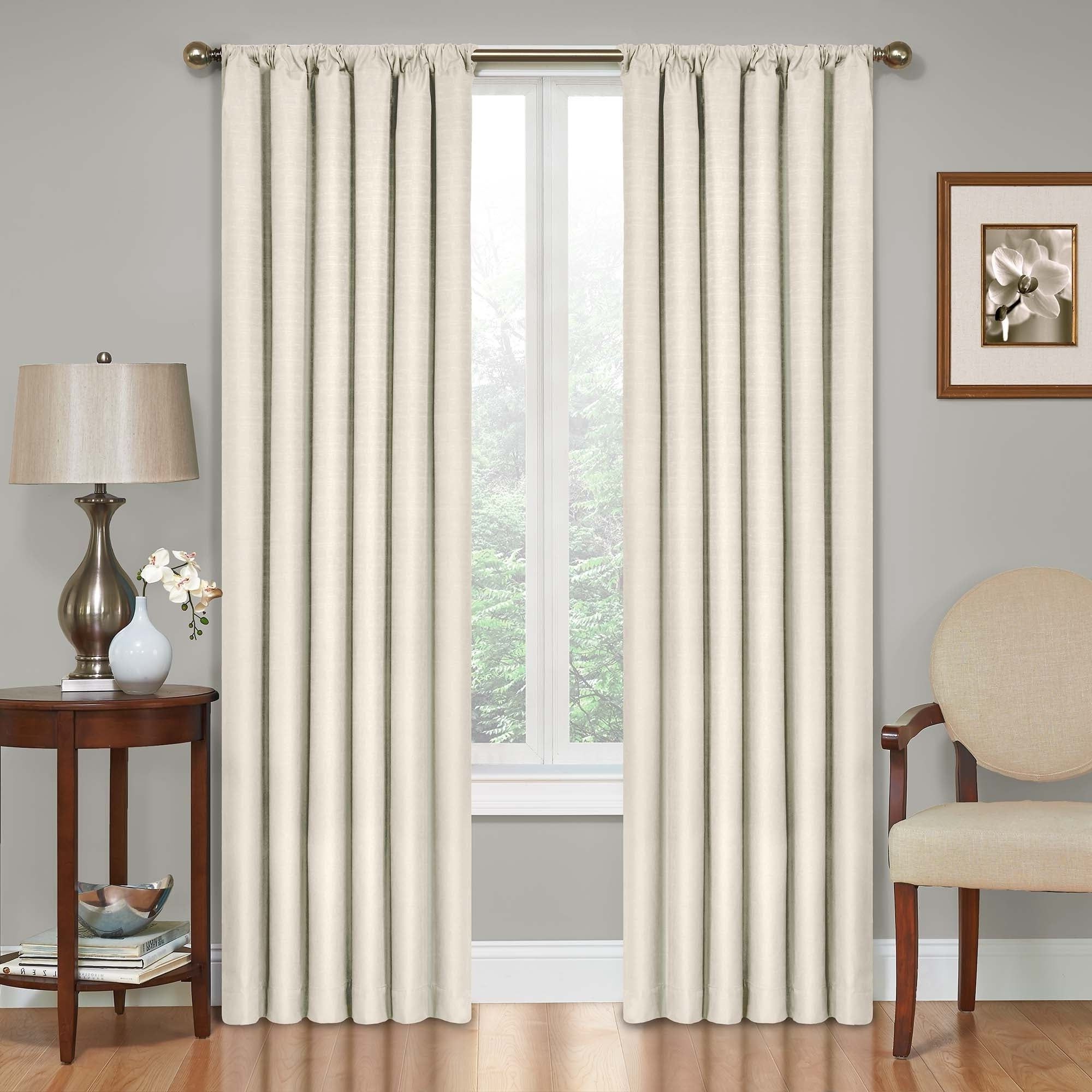Eclipse Kendall Blackout Window Curtain Panel With Most Recent Eclipse Kendall Blackout Window Curtain Panels (View 3 of 20)