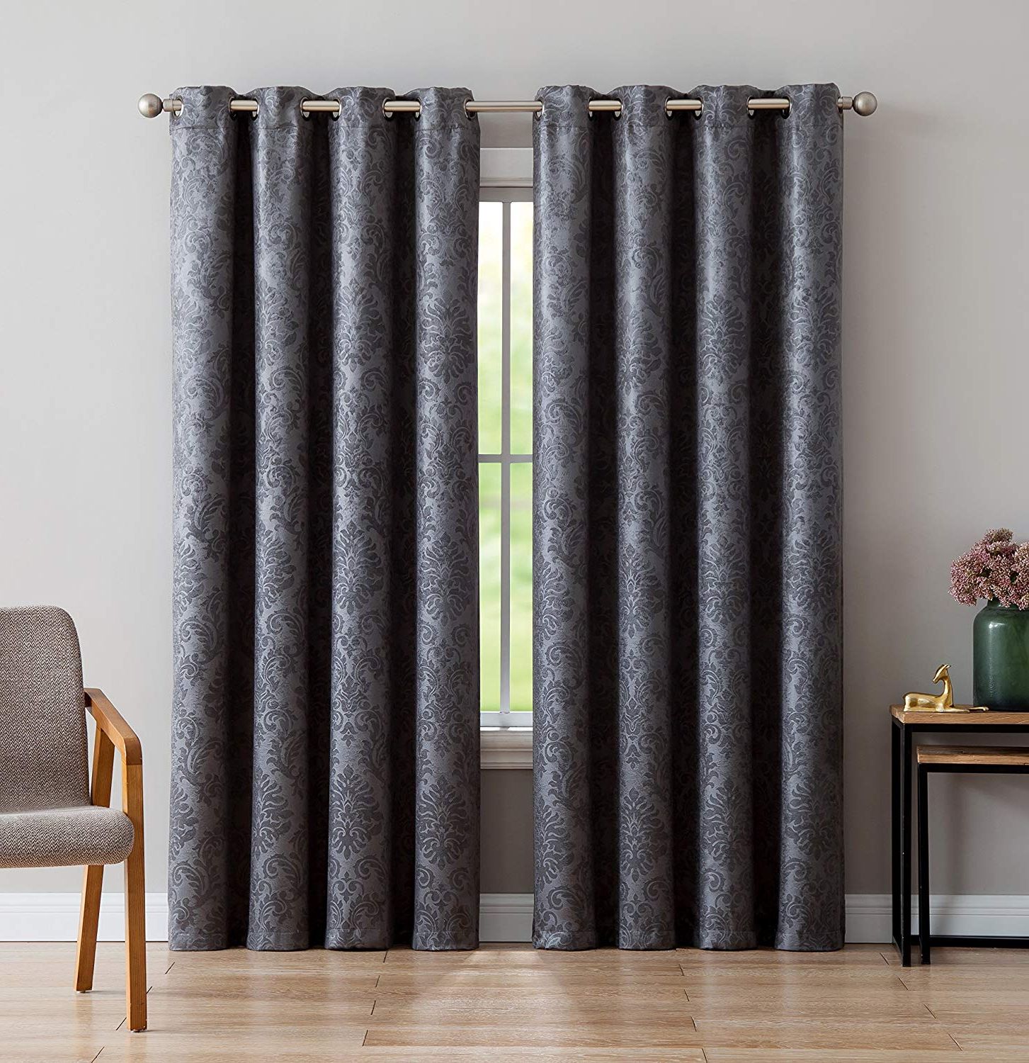 [%evelyn – Embossed Thermal Weaved Blackout Curtain With 8 Grommets – Room  Darkening & Noise Reduction Fabric – Blocks Up To 97% Of Sunlight – Premium Pertaining To Preferred Embossed Thermal Weaved Blackout Grommet Drapery Curtains|embossed Thermal Weaved Blackout Grommet Drapery Curtains Regarding Widely Used Evelyn – Embossed Thermal Weaved Blackout Curtain With 8 Grommets – Room  Darkening & Noise Reduction Fabric – Blocks Up To 97% Of Sunlight – Premium|most Current Embossed Thermal Weaved Blackout Grommet Drapery Curtains Pertaining To Evelyn – Embossed Thermal Weaved Blackout Curtain With 8 Grommets – Room  Darkening & Noise Reduction Fabric – Blocks Up To 97% Of Sunlight – Premium|most Up To Date Evelyn – Embossed Thermal Weaved Blackout Curtain With 8 Grommets – Room  Darkening & Noise Reduction Fabric – Blocks Up To 97% Of Sunlight – Premium Intended For Embossed Thermal Weaved Blackout Grommet Drapery Curtains%] (View 1 of 20)