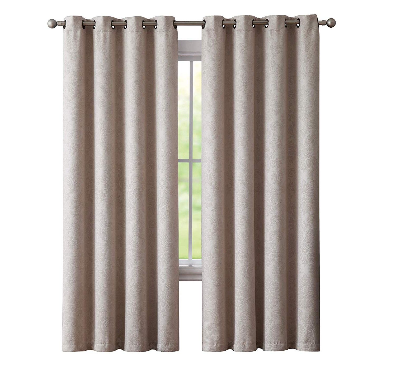 [%evelyn – Embossed Thermal Weaved Blackout Curtain With 8 Grommets – Room  Darkening & Noise Reduction Fabric – Blocks Up To 97% Of Sunlight – Premium Within Best And Newest Embossed Thermal Weaved Blackout Grommet Drapery Curtains|embossed Thermal Weaved Blackout Grommet Drapery Curtains Throughout Well Liked Evelyn – Embossed Thermal Weaved Blackout Curtain With 8 Grommets – Room  Darkening & Noise Reduction Fabric – Blocks Up To 97% Of Sunlight – Premium|current Embossed Thermal Weaved Blackout Grommet Drapery Curtains Intended For Evelyn – Embossed Thermal Weaved Blackout Curtain With 8 Grommets – Room  Darkening & Noise Reduction Fabric – Blocks Up To 97% Of Sunlight – Premium|most Recent Evelyn – Embossed Thermal Weaved Blackout Curtain With 8 Grommets – Room  Darkening & Noise Reduction Fabric – Blocks Up To 97% Of Sunlight – Premium Inside Embossed Thermal Weaved Blackout Grommet Drapery Curtains%] (View 6 of 20)