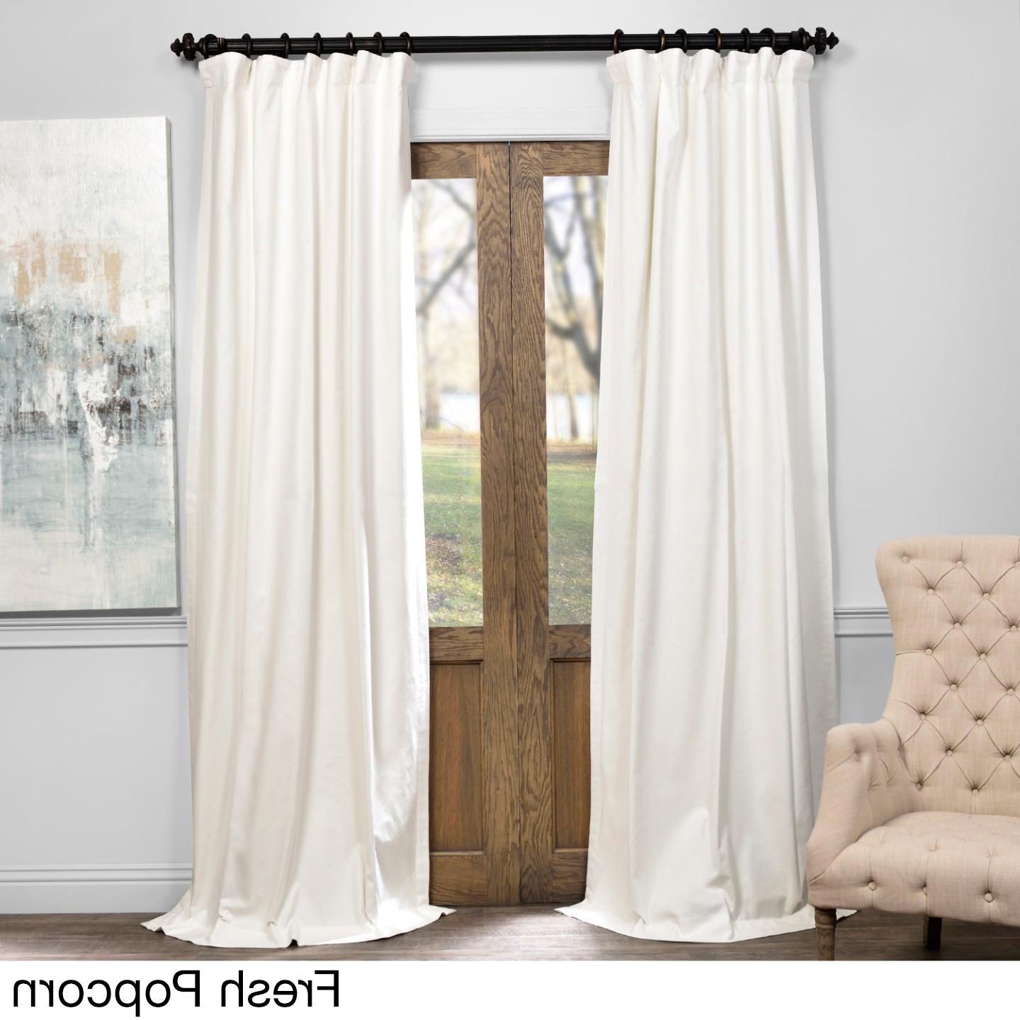 Exclusive Fabrics Solid Cotton True Blackout Curtain (fresh With Most Recent Solid Cotton True Blackout Curtain Panels (View 11 of 20)