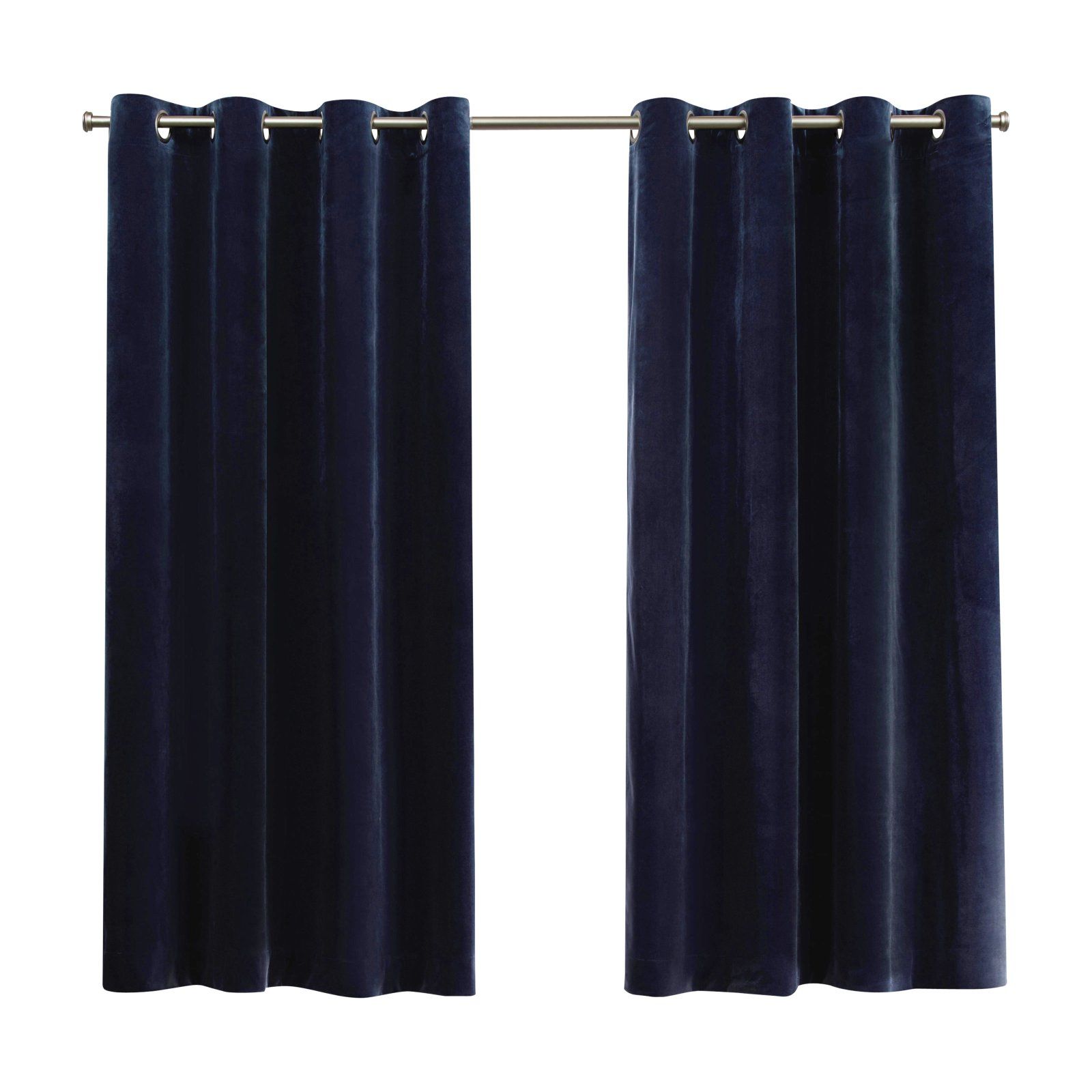 Exclusive Home Curtains 2 Pack Velvet Heavyweight Grommet Top Curtain Panels Pertaining To Newest Velvet Heavyweight Grommet Top Curtain Panel Pairs (View 12 of 20)