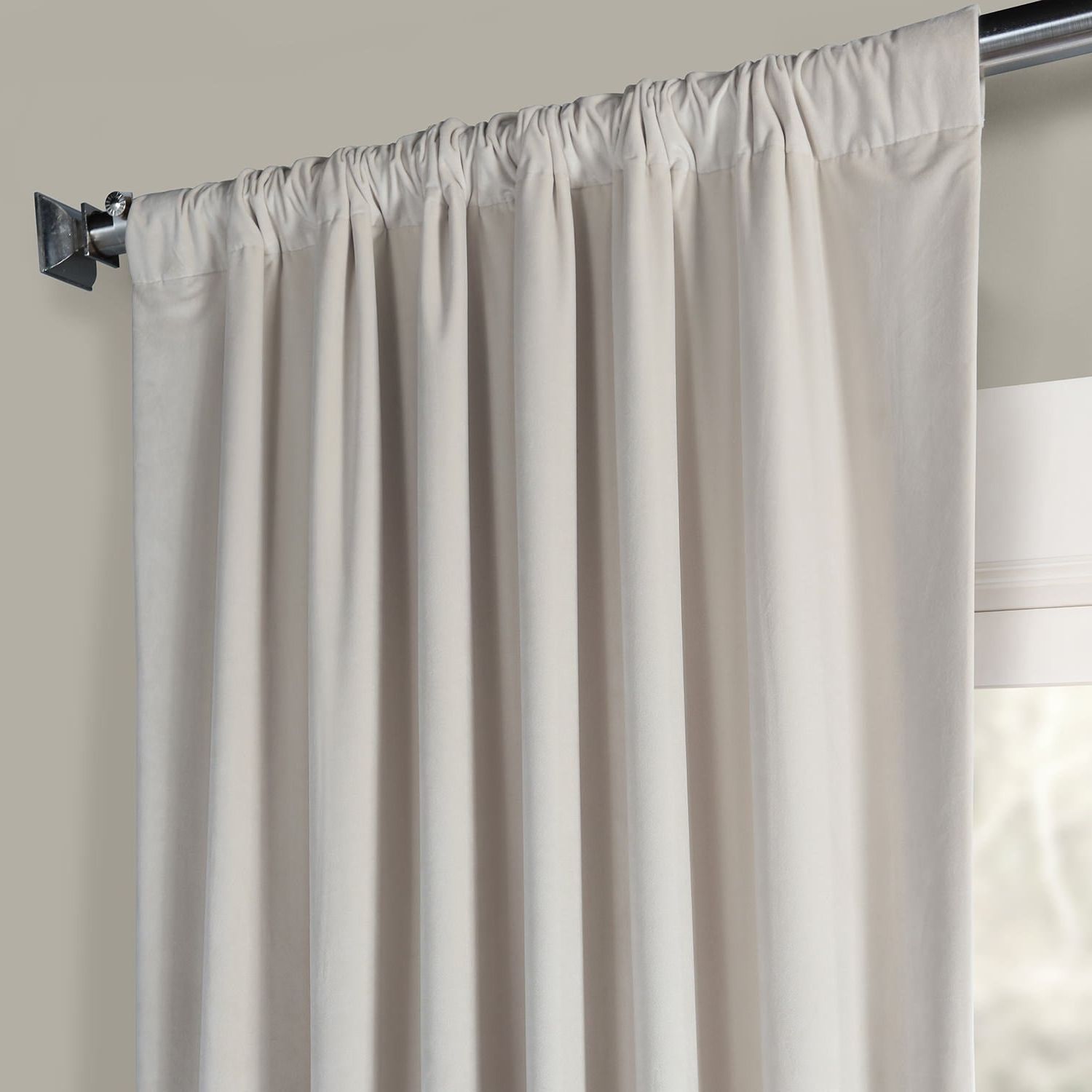 Fashionable Heritage Plush Velvet Single Curtain Panels Regarding Exclusive Fabrics Heritage Plush Velvet Single Curtain Panel (View 18 of 20)