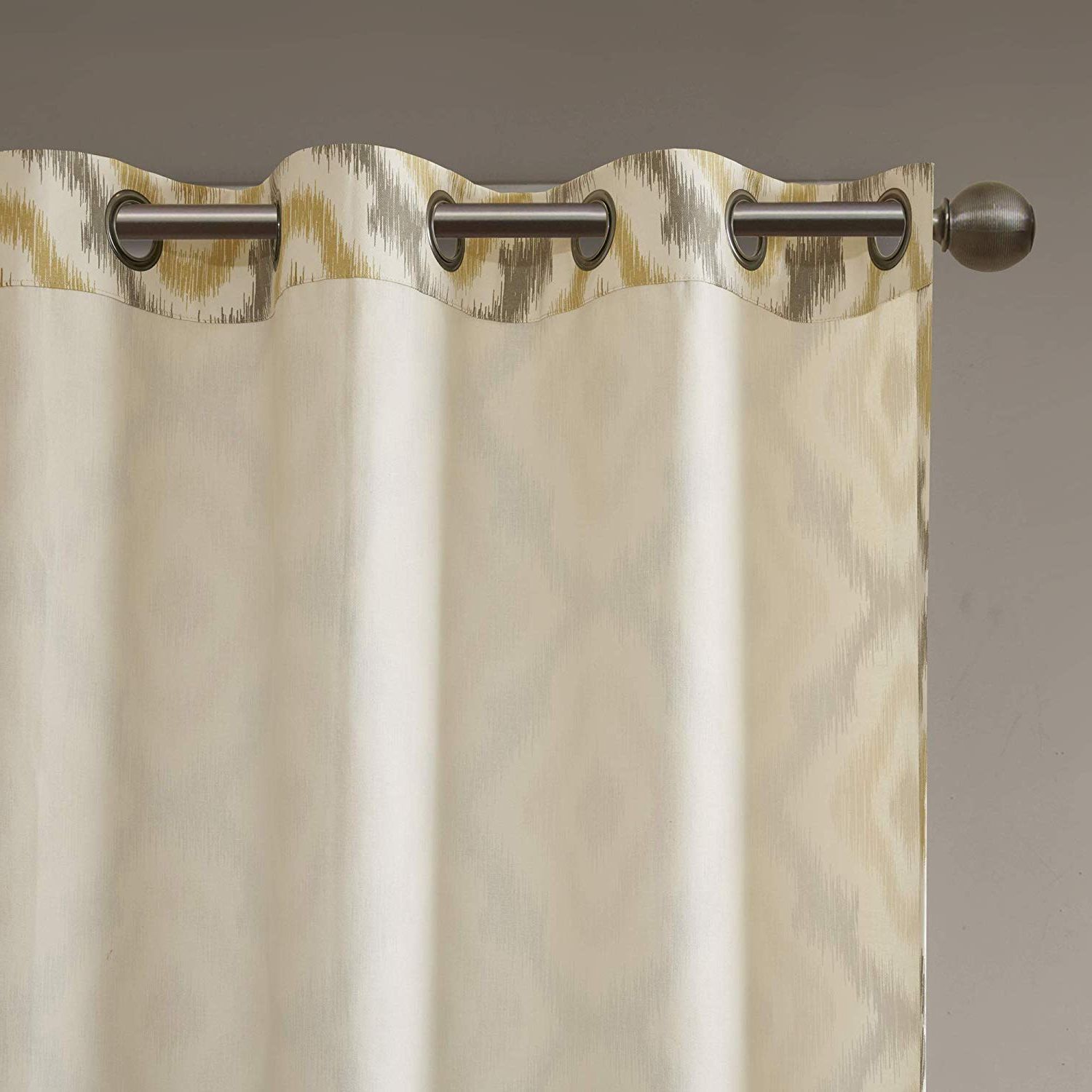 Ink+ivy Ii40 717 Ankara Cotton Printed Panel 50x108 Yellow, 50" X 108" With Popular Ink Ivy Ankara Cotton Printed Single Curtain Panels (View 4 of 22)