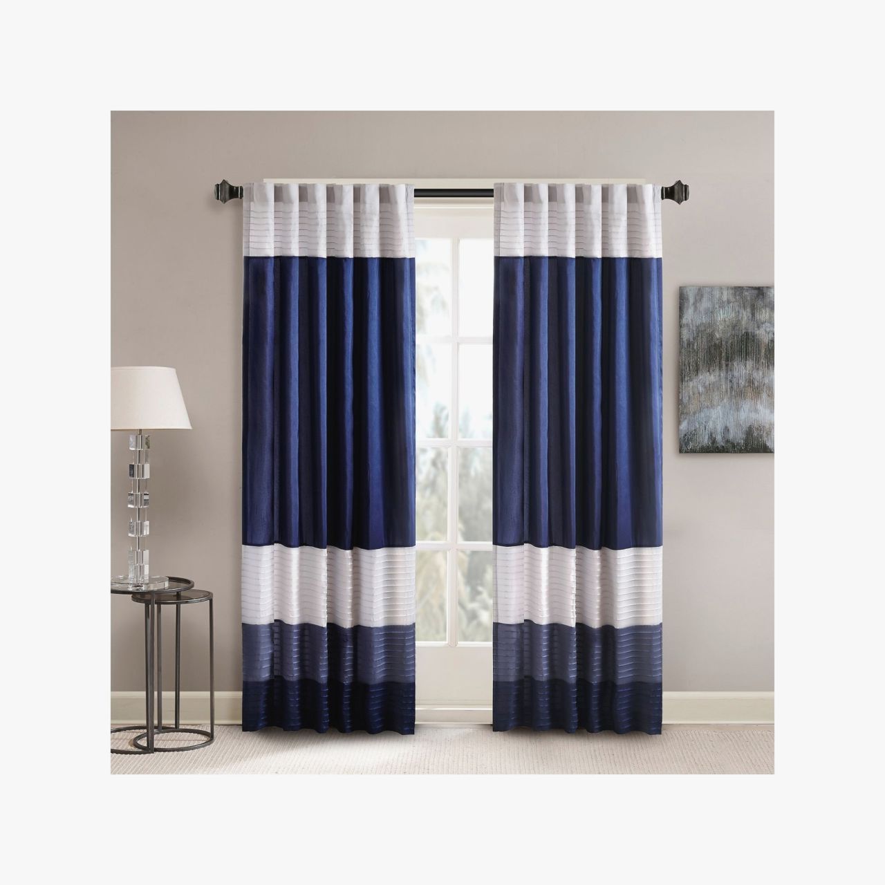 Laya Fretwork Burnout Sheer Curtain Panels In Preferred Essentials Madison Park Curtain Panels – Kitschcat (View 12 of 20)