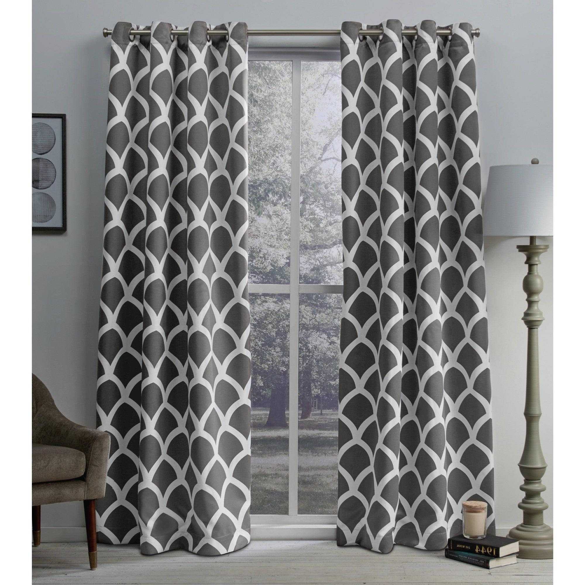 Newest The Curated Nomad Duane Blackout Curtain Panel Pairs Inside The Curated Nomad Ames Sateen Woven Blackout Grommet Top Curtain Panel Pair (View 7 of 20)
