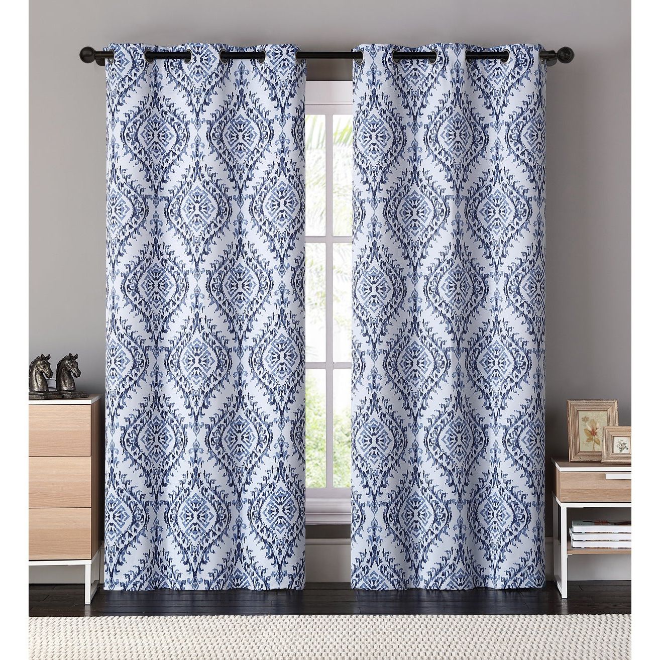 Overstock Shopping – The Best  Deals On Curtains Regarding Trendy London Blackout Panel Pair (View 1 of 20)