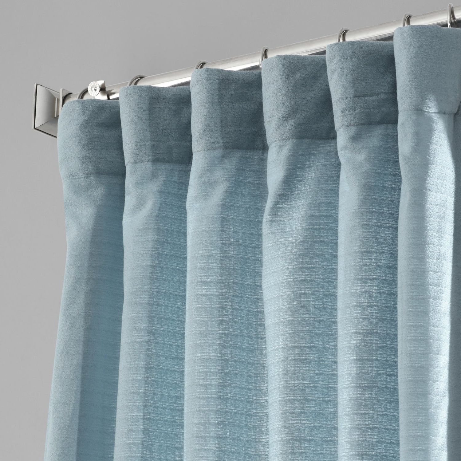 Recent Bark Weave Solid Cotton Curtains Regarding Shop Exclusive Fabrics Bark Weave Solid Cotton Curtain – On (View 11 of 20)