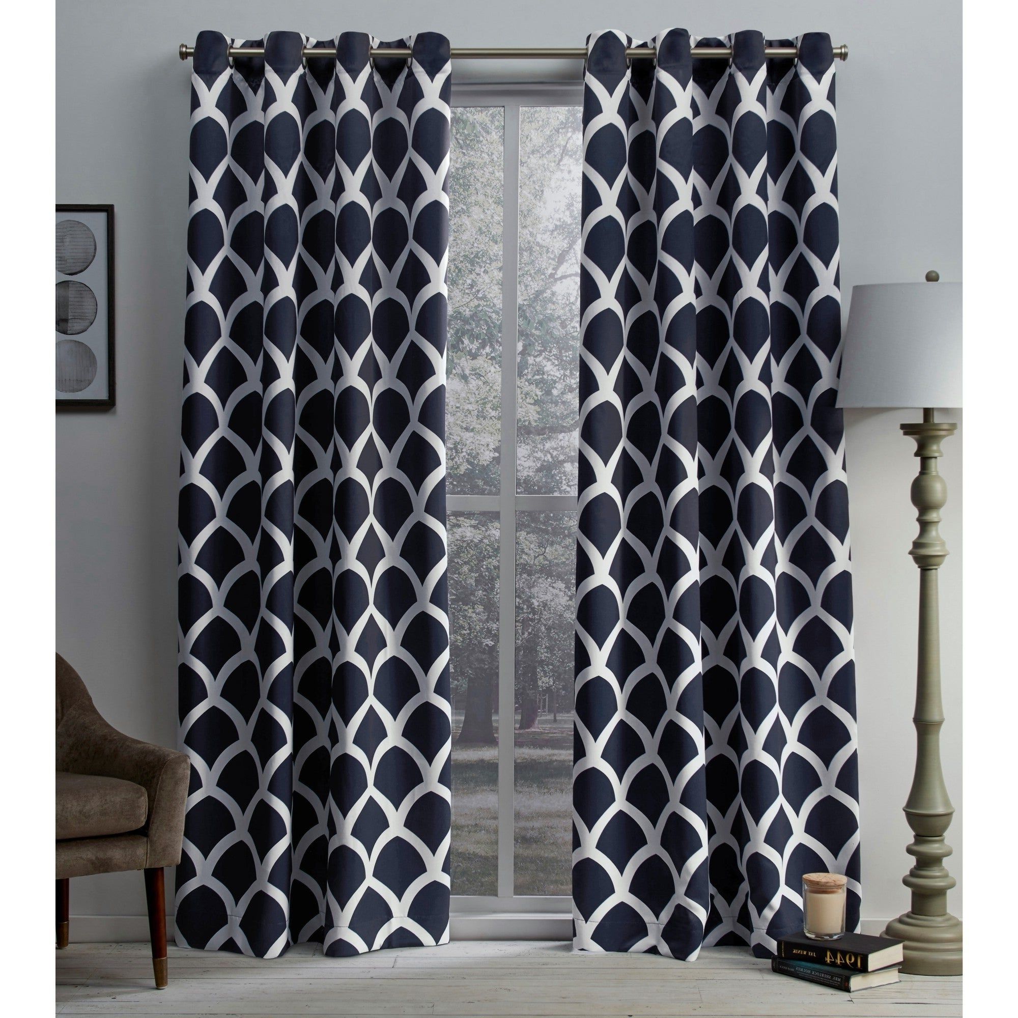 The Curated Nomad Ames Sateen Woven Blackout Grommet Top Curtain Panel Pair With Most Recently Released The Curated Nomad Duane Blackout Curtain Panel Pairs (View 14 of 20)