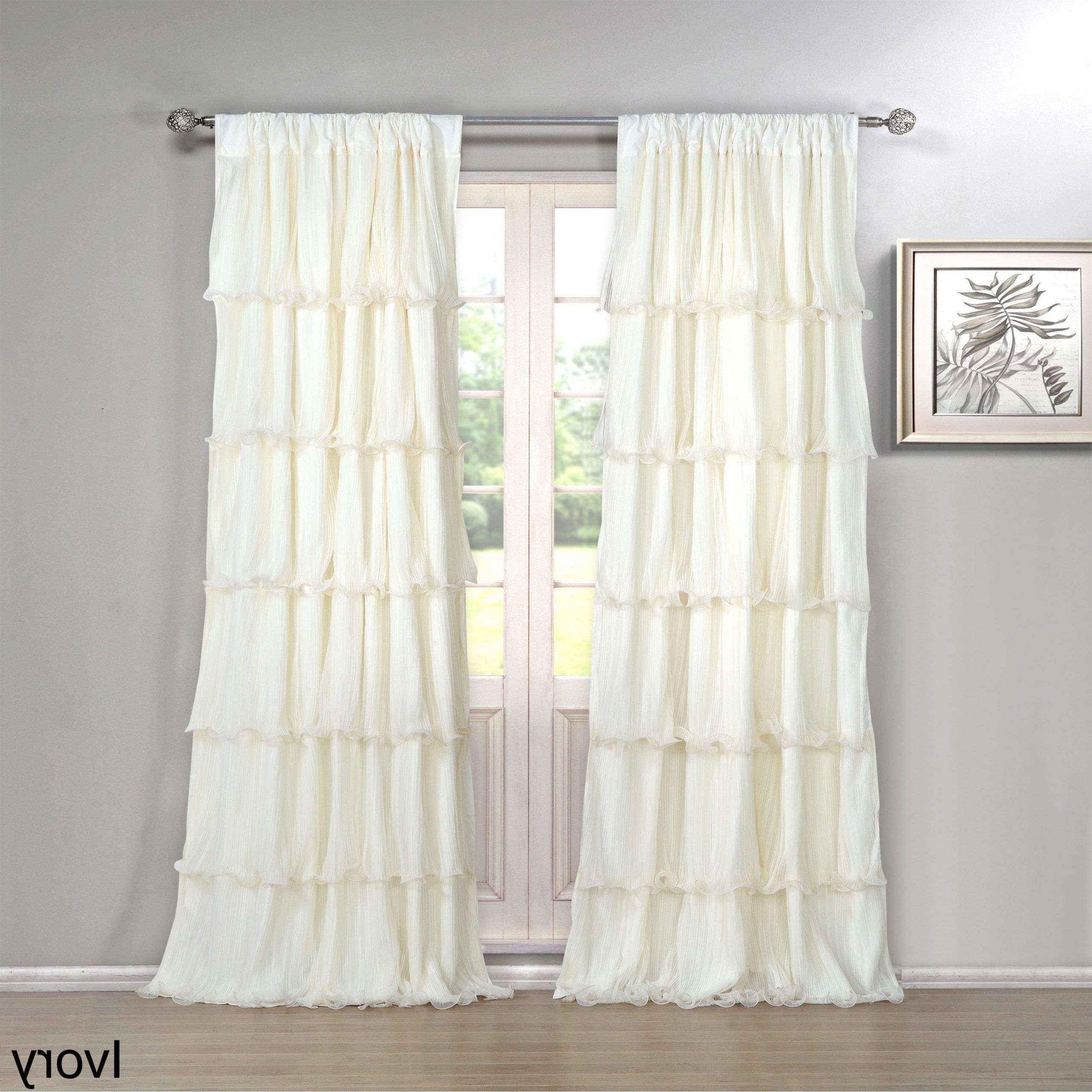 The Gray Barn Pasanen 84 Inch Ruffled Curtain Panel With Regard To Popular The Gray Barn Gila Curtain Panel Pairs (View 3 of 20)