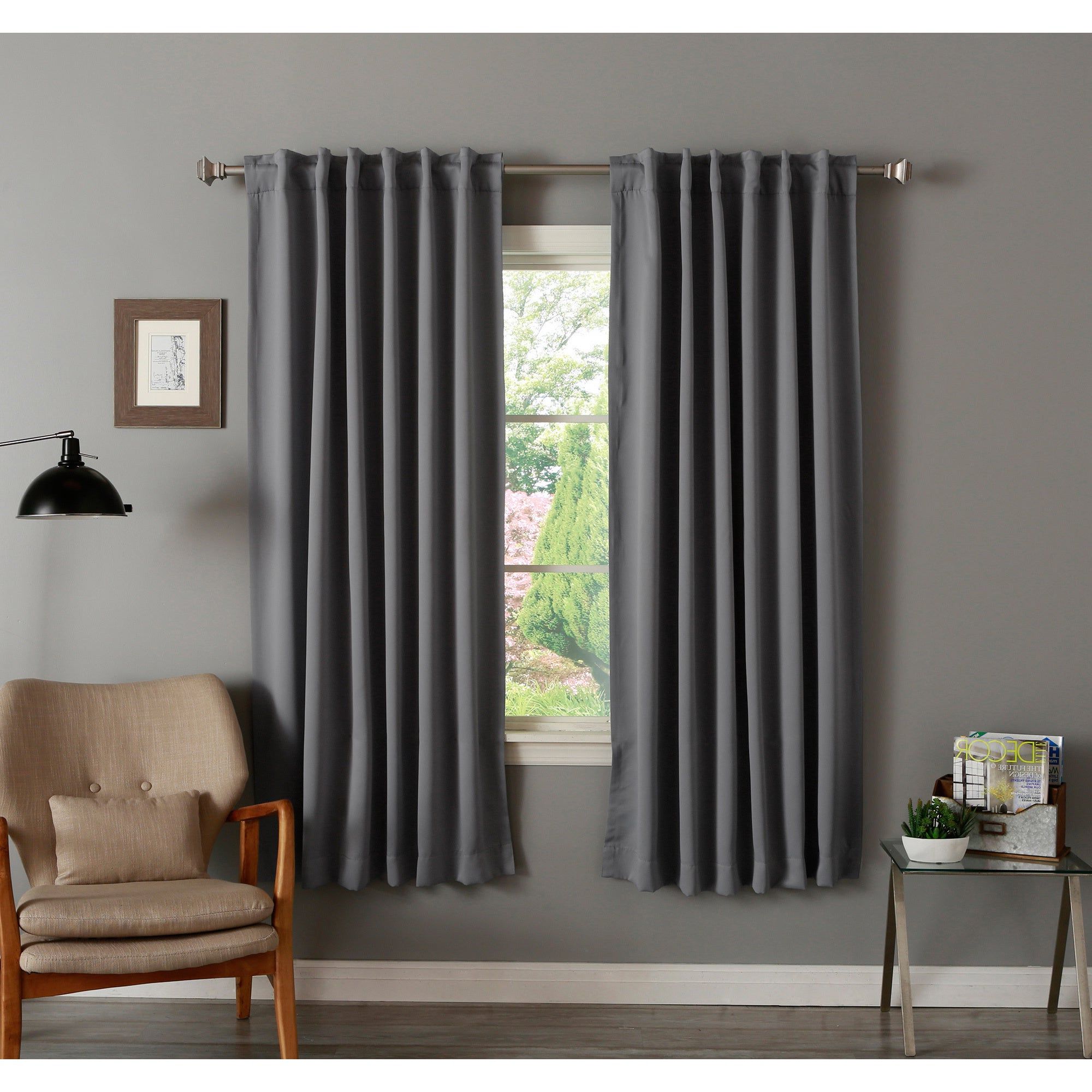 Thermal Insulated Blackout Curtain Pairs With Regard To Widely Used Aurora Home Insulated 72 Inch Thermal Blackout Curtain Panel Pair – 52 X  (View 8 of 20)