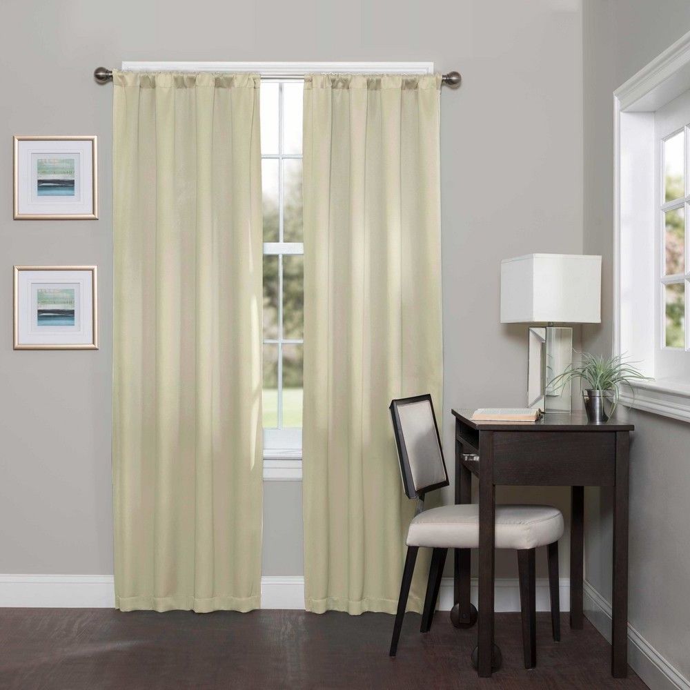 Thermaweave Blackout Curtains Pertaining To 2021 Darrell Thermaweave Blackout Curtain Panels Natural  (View 17 of 20)