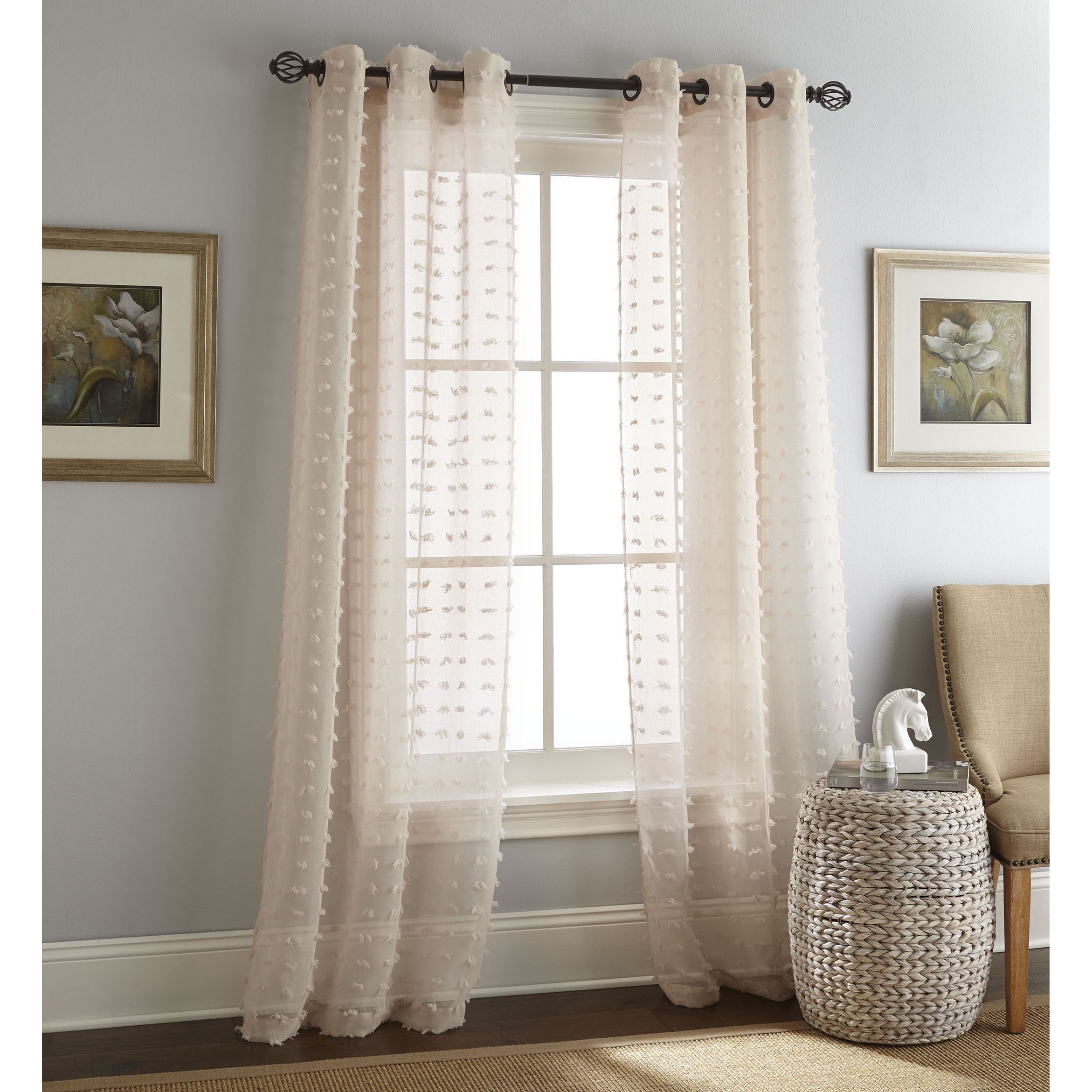 Trendy Solid Grommet Top Curtain Panel Pairs Inside Nanshing Payton Solid Grommet Top Curtain Panel Pair (View 1 of 20)