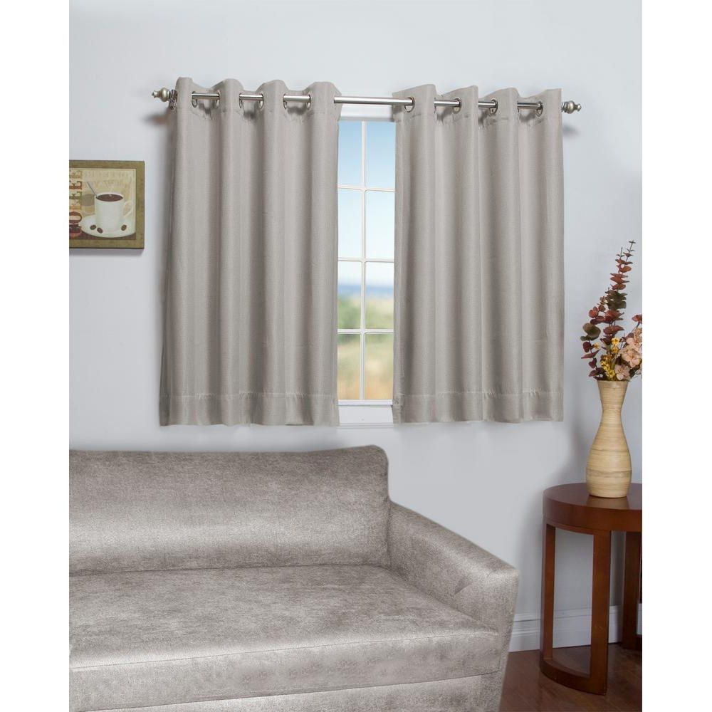 Well Known Ultimate Blackout Short Length Grommet Curtain Panels In Ricardo Trading Tacoma 50 In. W X 45 In (View 10 of 20)