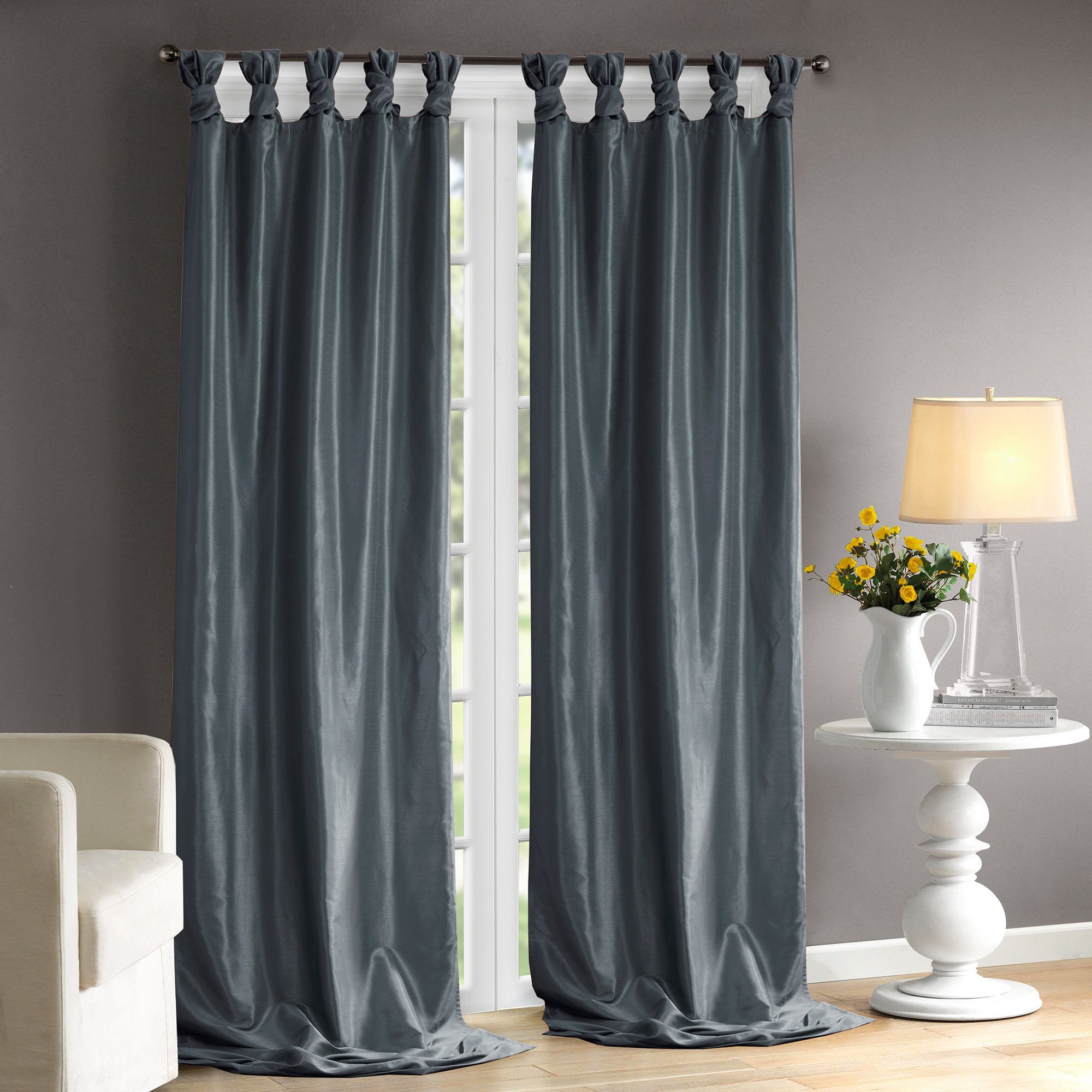 Widely Used Rivau Solid Regular Tab Top Curtain Panels (View 11 of 20)