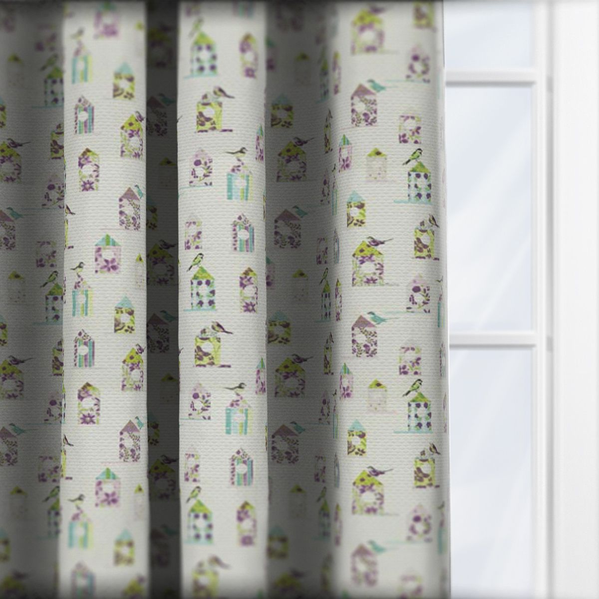 Current Aviary Window Curtains With Regard To Prestigious Textiles Aviary Lavender (View 10 of 20)