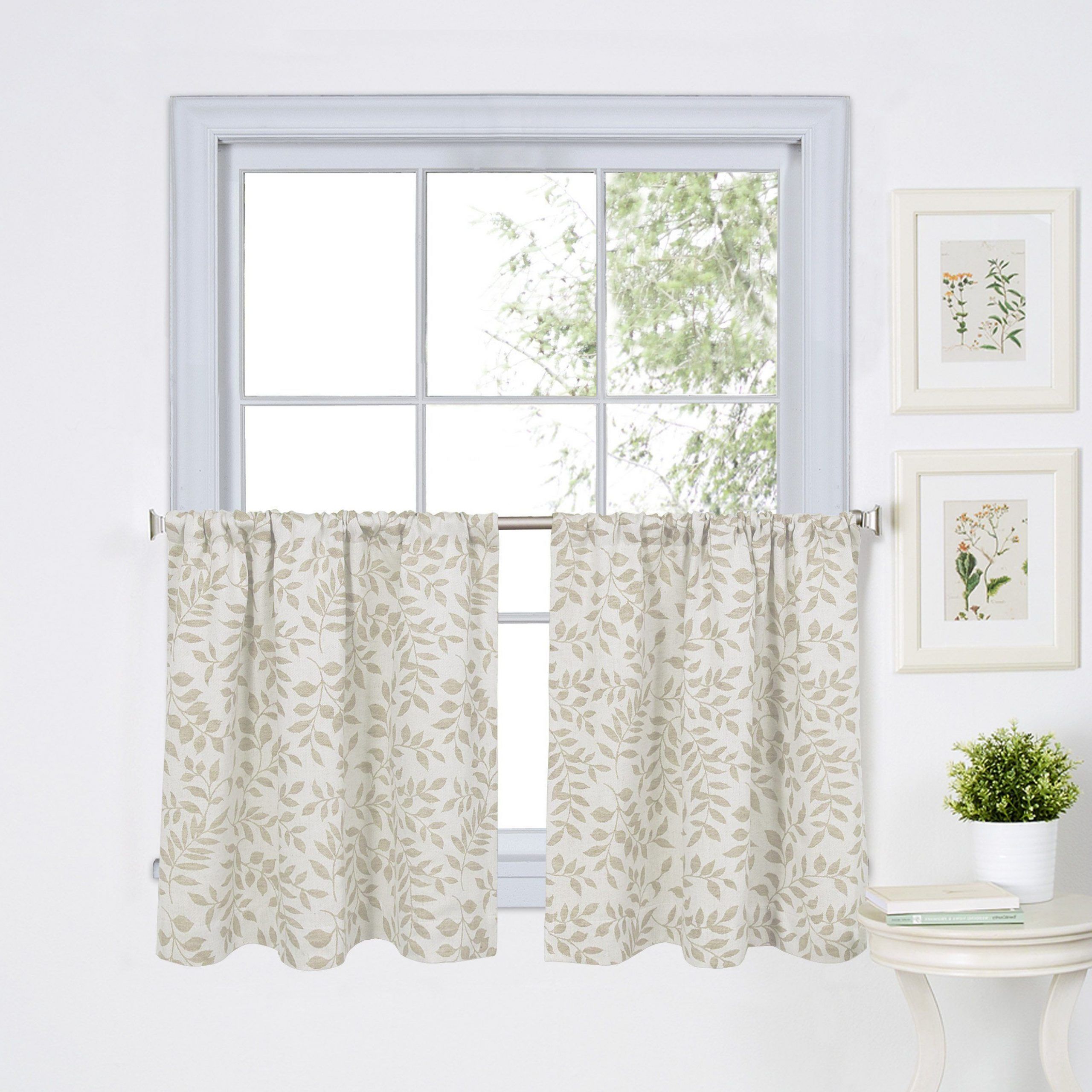 Curtain Pertaining To Navy Vertical Ruffled Waterfall Valance And Curtain Tiers (View 14 of 20)