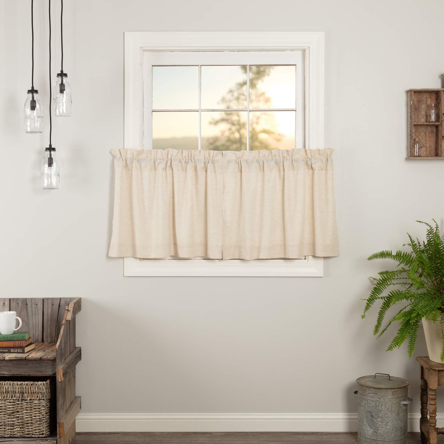 Favorite Simple Life Flax Tier Pairs Regarding Amazon: Vhc Brands Farmhouse Window Simple Life Flax (View 1 of 20)