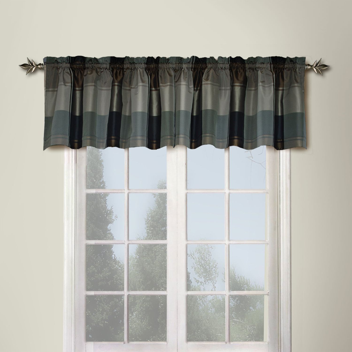 Most Up To Date Luxury Light Filtering Straight Curtain Valances For Luxury Collection Plaid Light Filtering Straight Valance – 18 Inch (View 1 of 20)