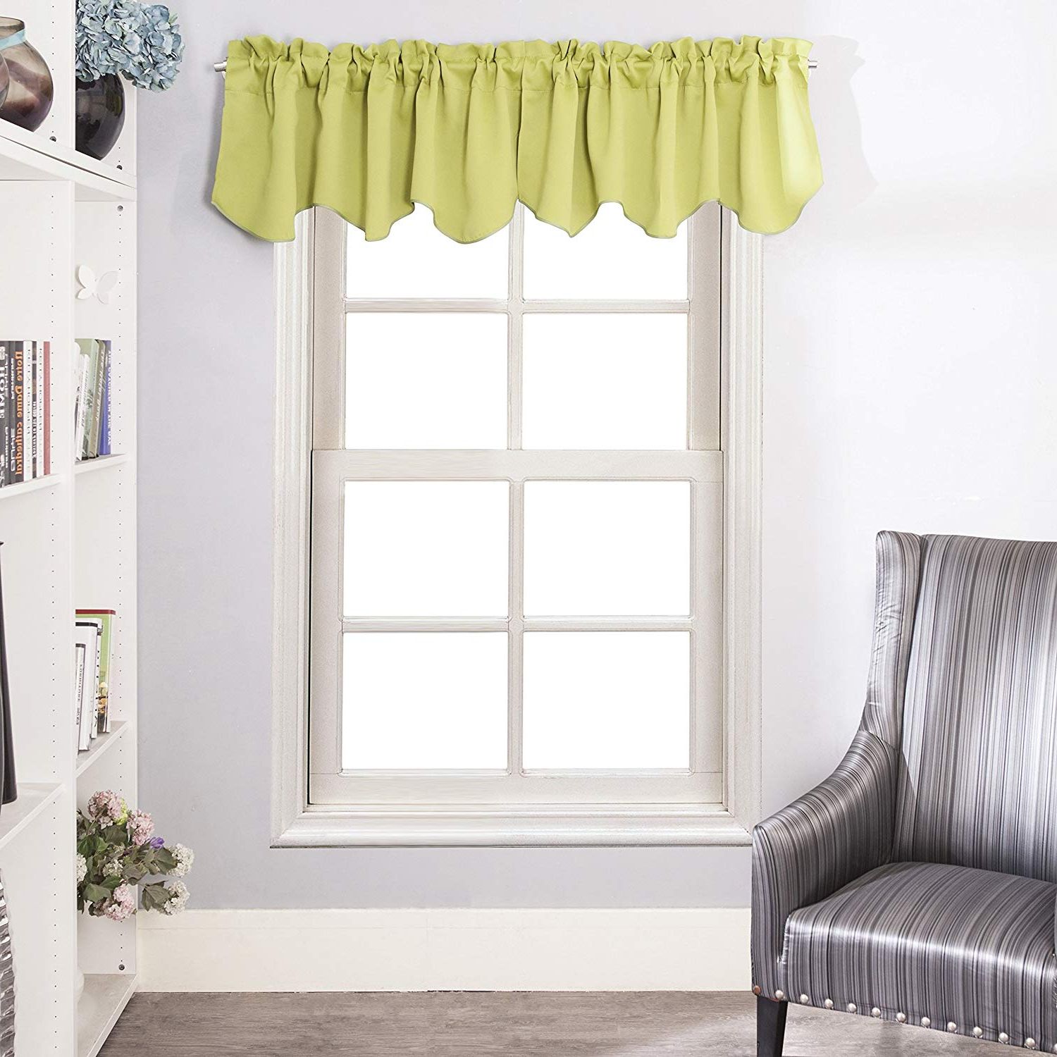 Newest Gorgeous Valances Window Treatments – Recipes With More Inside Class Blue Cotton Blend Macrame Trimmed Decorative Window Curtains (View 8 of 17)