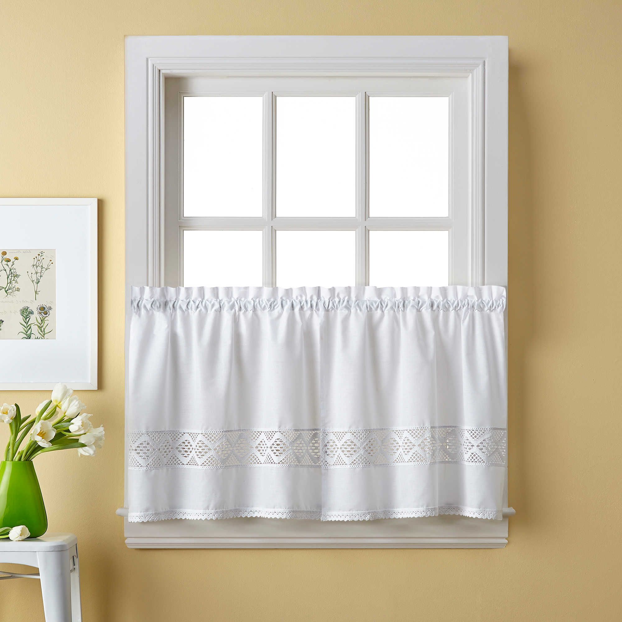 Window Within Chic Sheer Voile Vertical Ruffled Window Curtain Tiers (View 15 of 20)