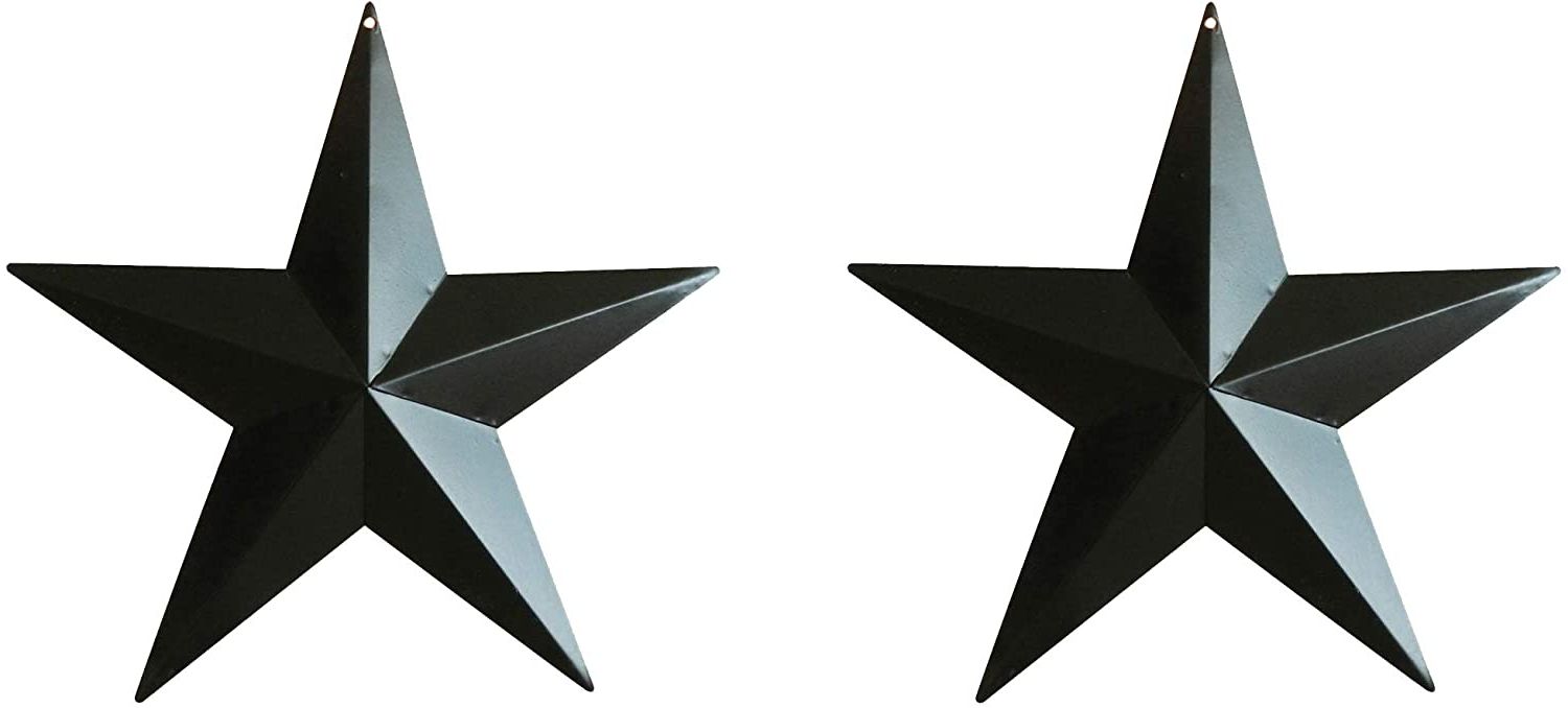 Barn Star Wall Décor (set Of 2) With Preferred Taianle (View 4 of 20)