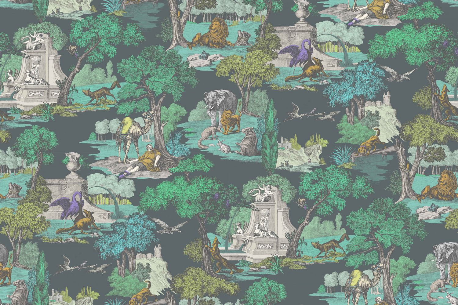 Blended Fabric Artifice Ii Wall Hangings Within Well Known Cole & Son – Versailles – F111/ (View 17 of 20)