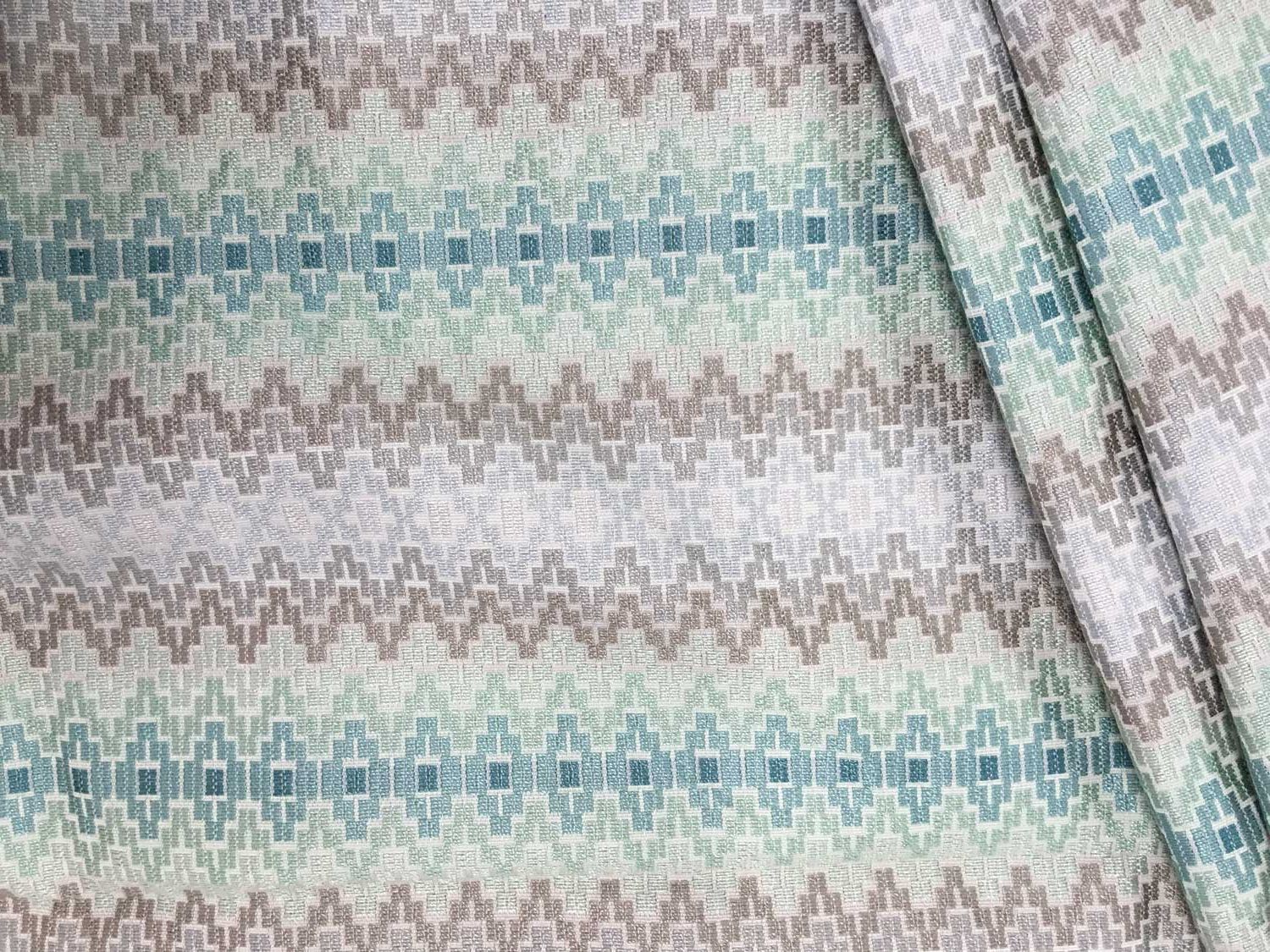 Blended Fabric Fringed Design Woven With Rod Intended For Recent Archipelago Seaspray Upholstery Fabric – Ships Separately (View 9 of 20)