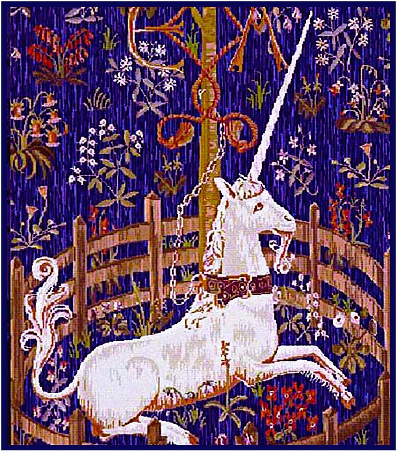 Blended Fabric Unicorn In Captivity Ii (with Border) Wall Hangings For Widely Used Amazon: Orenco Originals Unicorn In Captivity Antique (View 4 of 20)