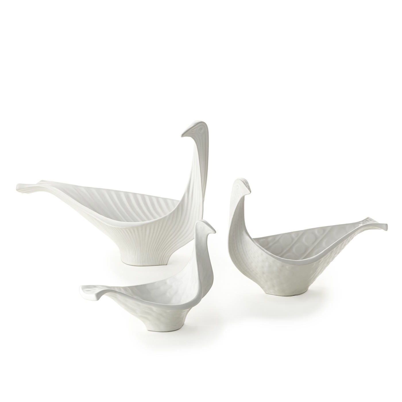 Ceramic Birds, Modern With Current Swallows Wall Decor (set Of 6) By Highland Dunes (View 11 of 20)