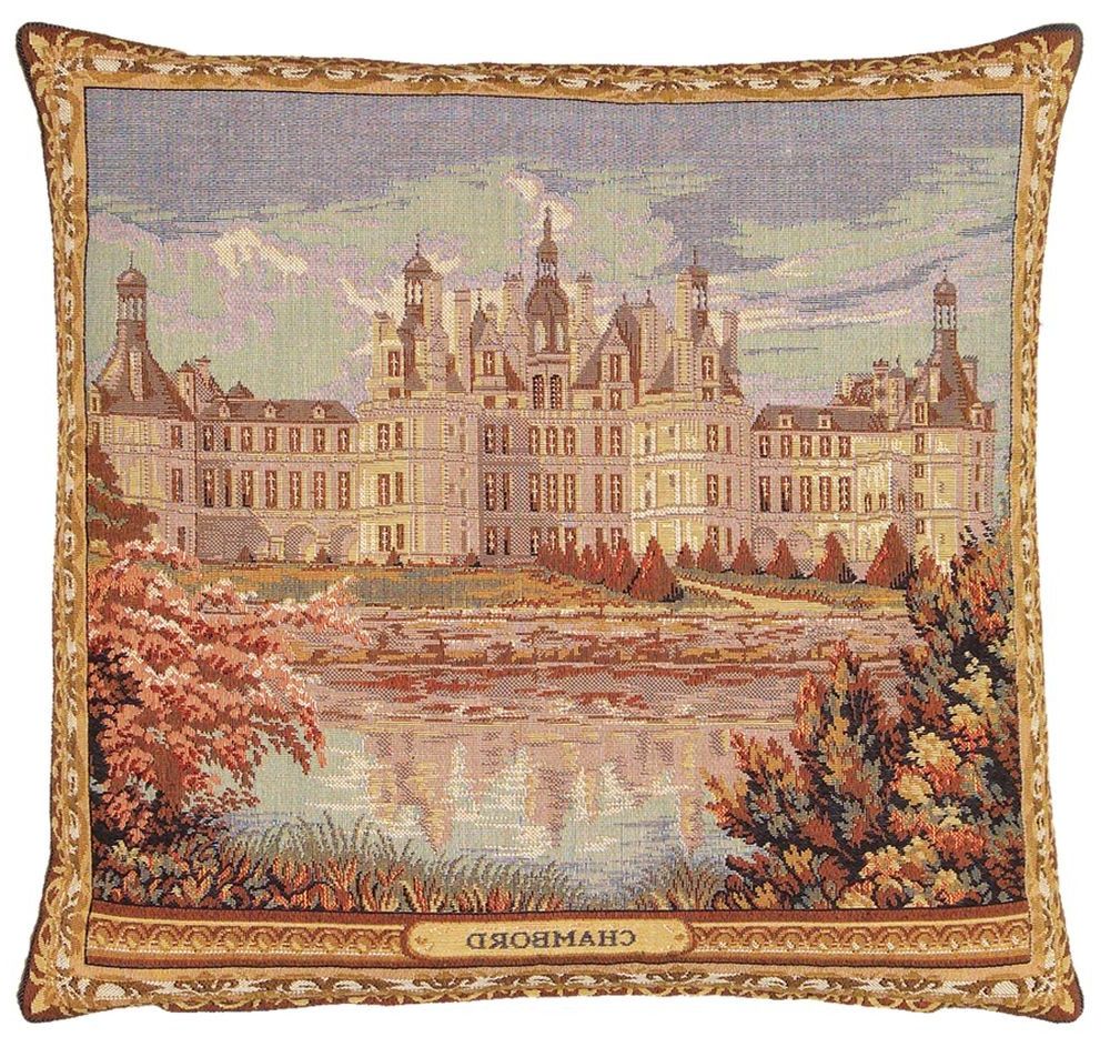 Chambord Castle I European Wall Hangings With Regard To Most Recently Released Chateau Chambord Pillow Cover (View 5 of 20)