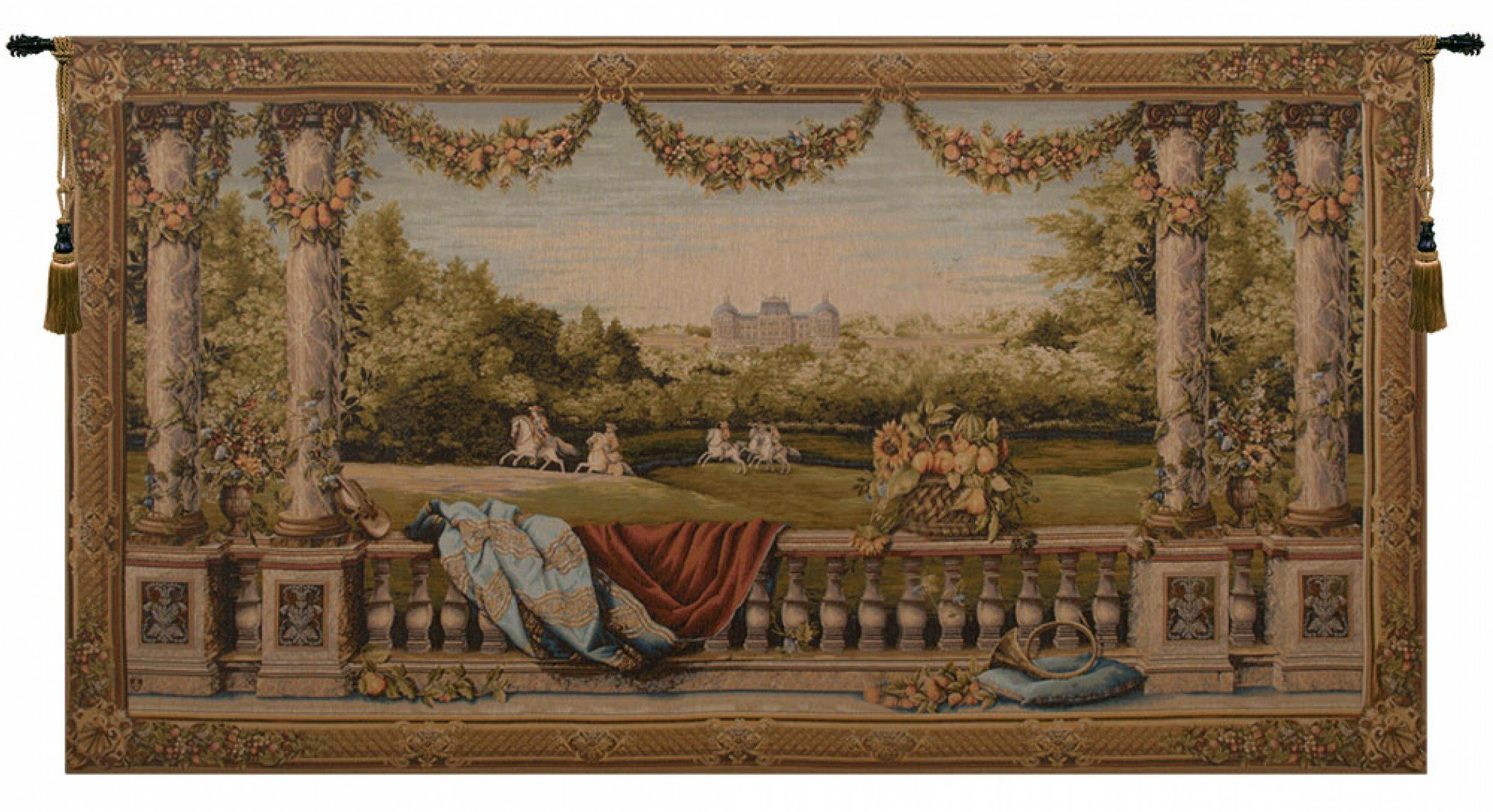 Chateau Bellevue I European Tapestry Throughout Widely Used Blended Fabric Chateau Bellevue European Tapestries (View 2 of 20)