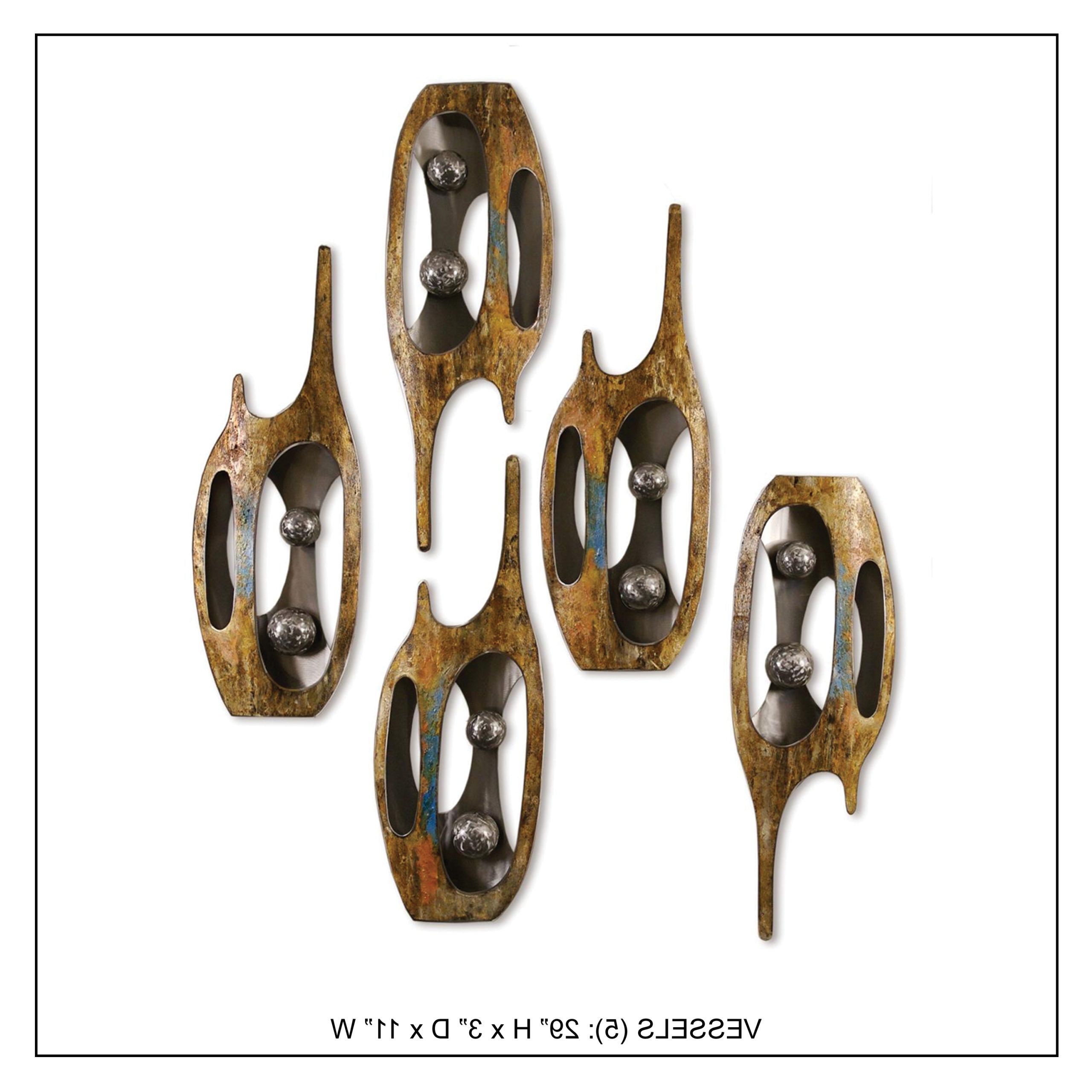 Current Handcrafted Metal Wall Décor Throughout Vessels (5) – Handcrafted Metal Wall Decor – Innomax (Photo 11 of 20)