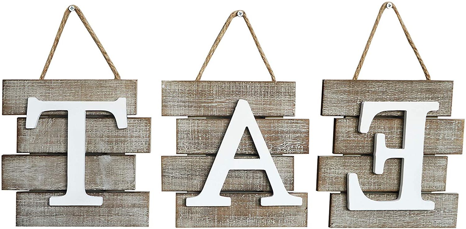 Eat Rustic Farmhouse Wood Wall Décor Regarding Well Liked Barnyard Designs Eat Sign Wall Decor, Rustic Farmhouse Decoration For  Kitchen And Home, Decorative Hanging Wooden Letters, Country Wall Art, (View 1 of 20)