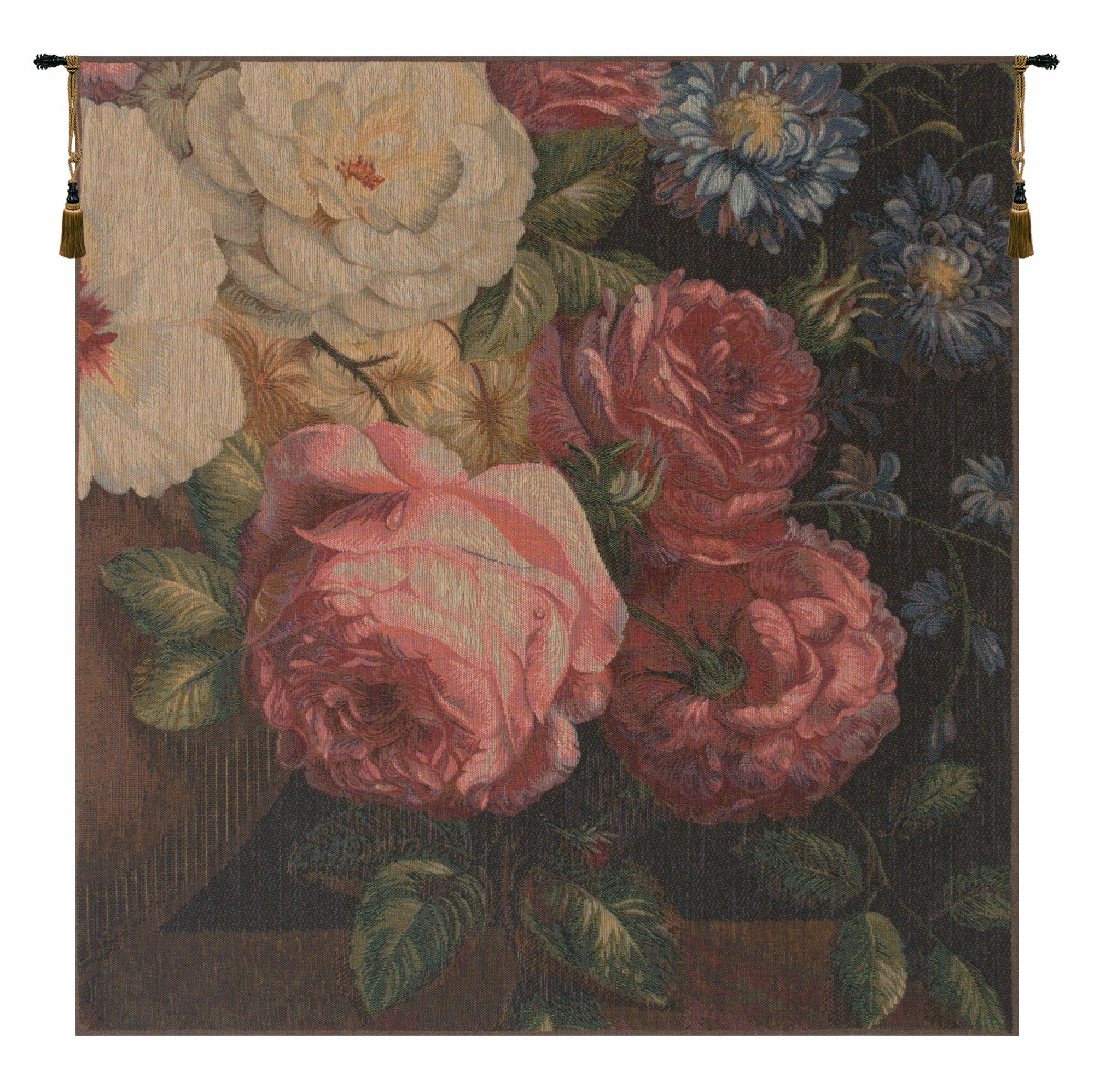 Famous Roses I Tapestry Regarding Roses I Tapestries (View 3 of 20)