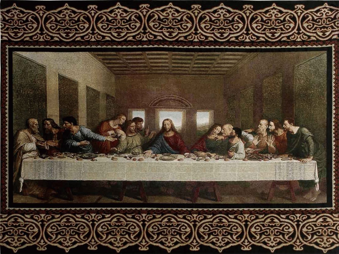 Famous The Last Supper Tapestry – Inspirational / Religious With Blended Fabric Leonardo Davinci The Last Supper Wall Hangings (Photo 11 of 20)