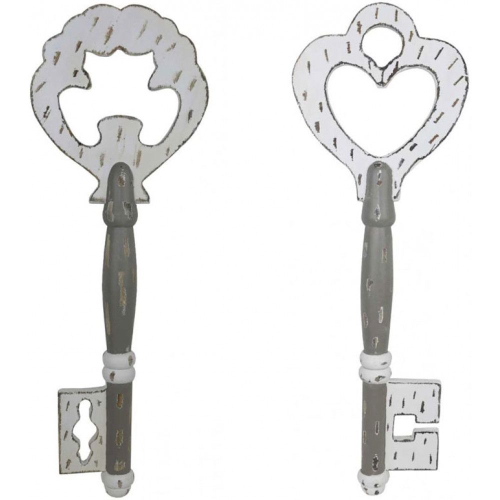 Key Wall Décor (set Of 2) Within Preferred Decorative Wooden Keys Wall Art Decor (View 8 of 20)