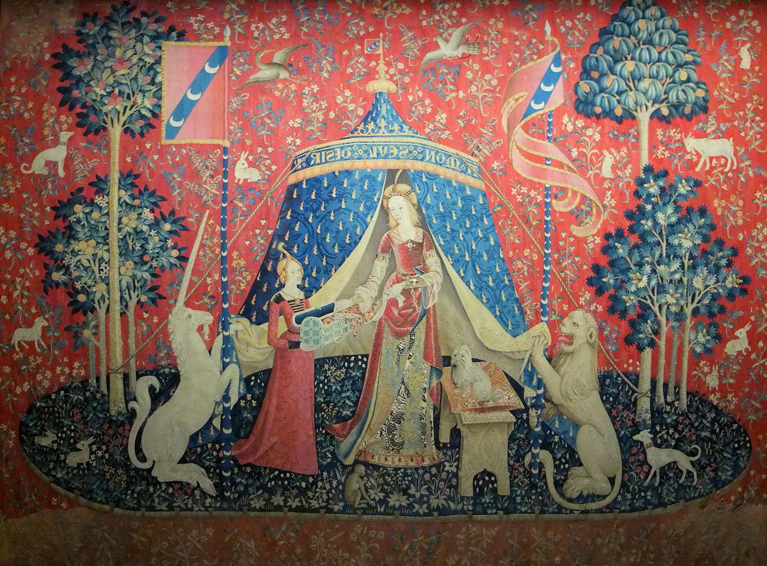 Most Current File:dame A La Licorne 2018 – Wikimedia Commons Intended For Dame A La Licorne I Tapestries (View 8 of 20)