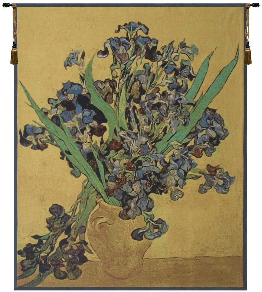 Most Popular Amazon: Charlotte Home Furnishings Inc. 'van Gogh Iris With Regard To Blended Fabric Van Gogh Terrace Wall Hangings (Photo 3 of 20)