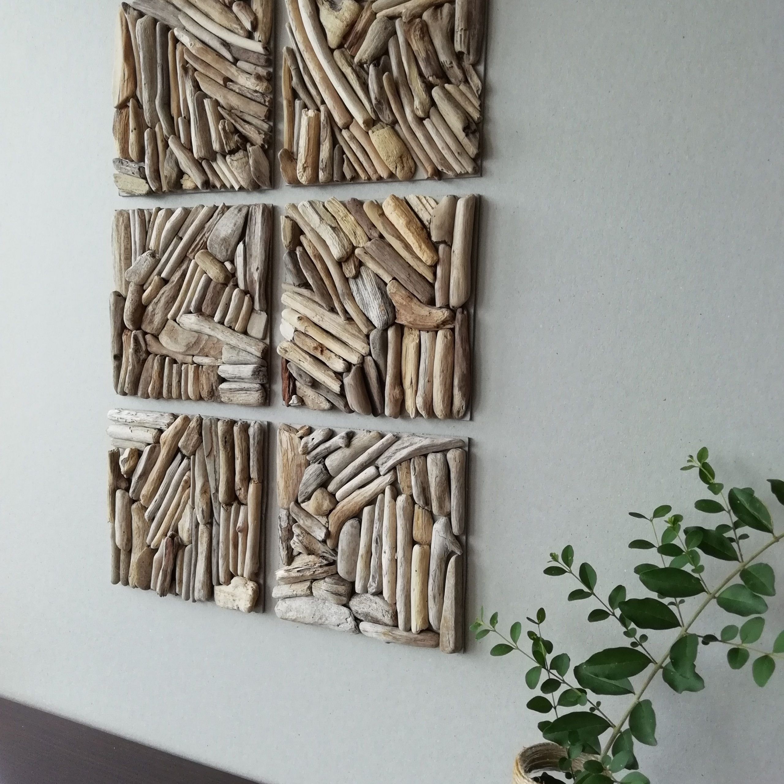 Most Recent 5.91" Set Square Wall Decor Wood Wall Tiles Driftwood Square Throughout Square Wood Wall Décor (Photo 2 of 20)