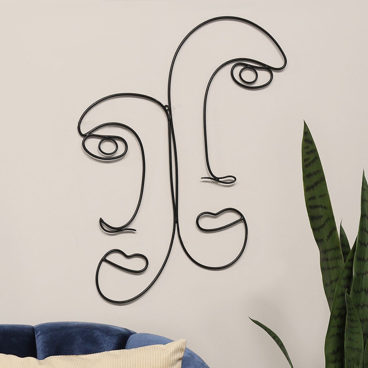 Most Up To Date Outline Faces Wall Décor Pertaining To Wall Décor By Latitude Run (View 1 of 20)