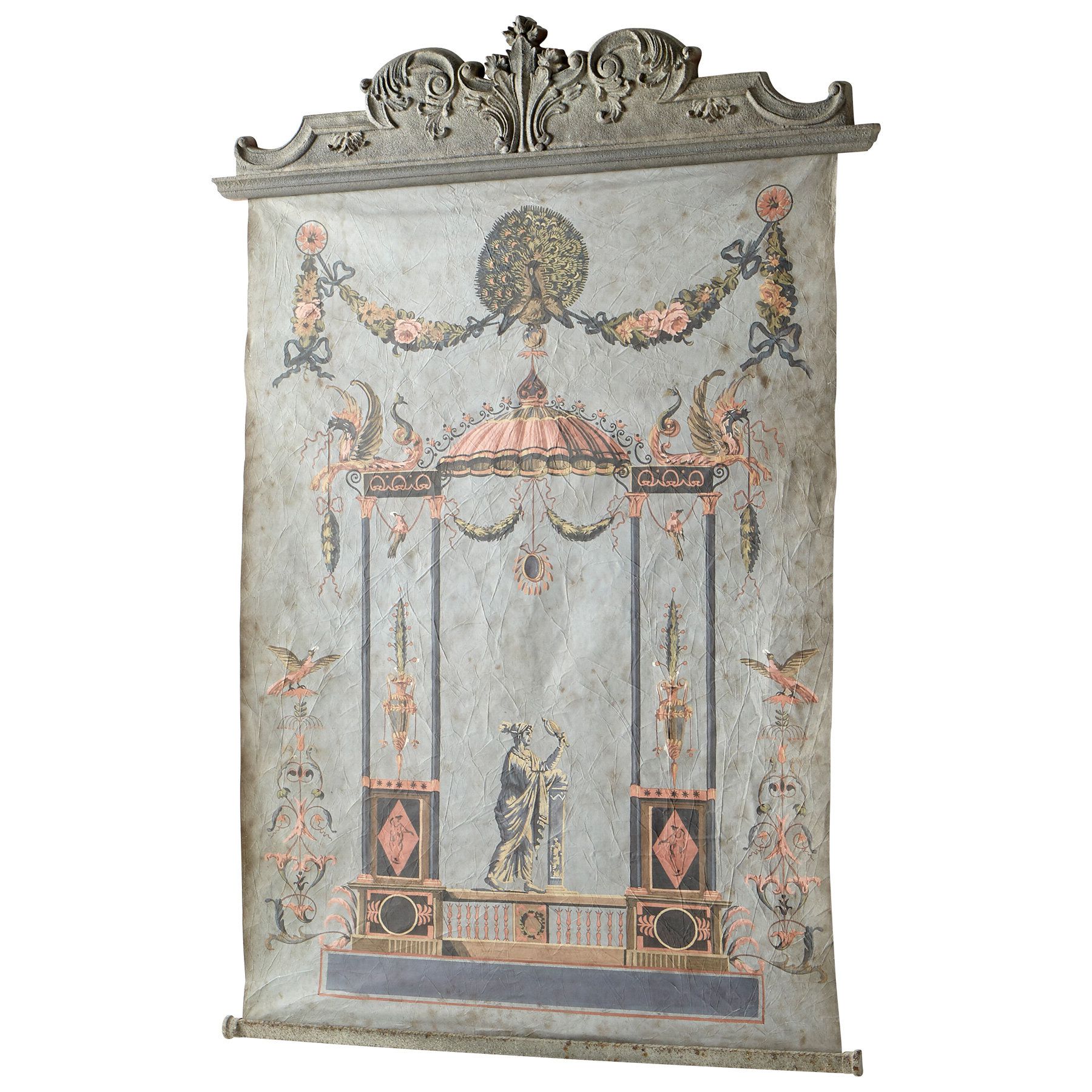 Popular Blended Fabric Wall Hangings With Rod Included Intended For Blended Fabric Ethereal Days Chinoiserie Wall Hanging With Rod (View 6 of 20)