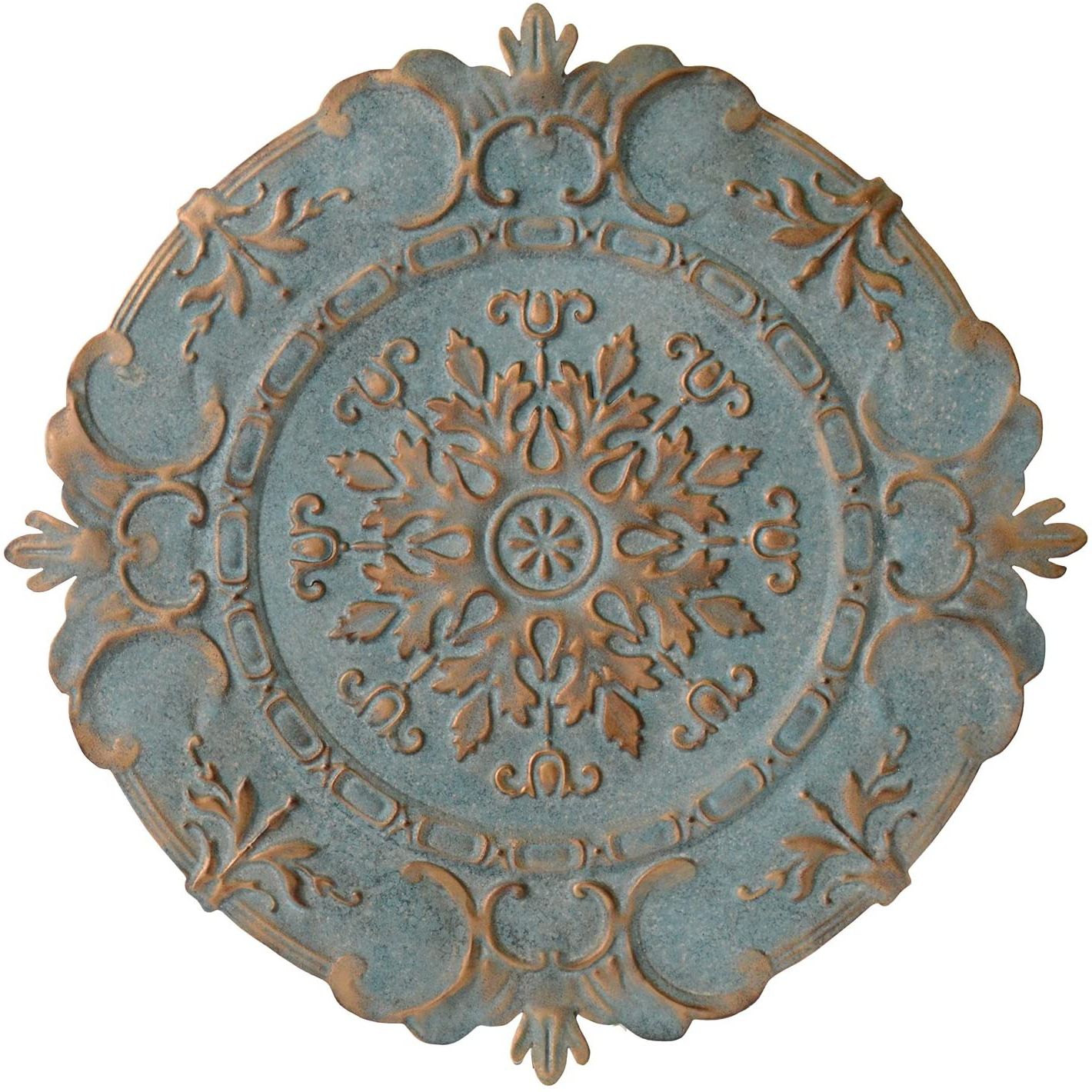 Popular European Medallion Wall Décor Intended For Stratton Home Decor Blue European Medallion Wall Decor, 30.50 Wx 0.50 Dx   (View 1 of 20)